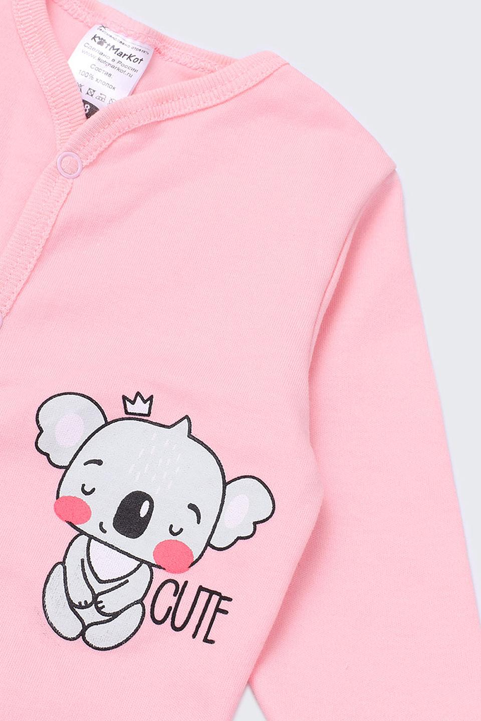 Комбинезон КотМарКот с коалой розовый