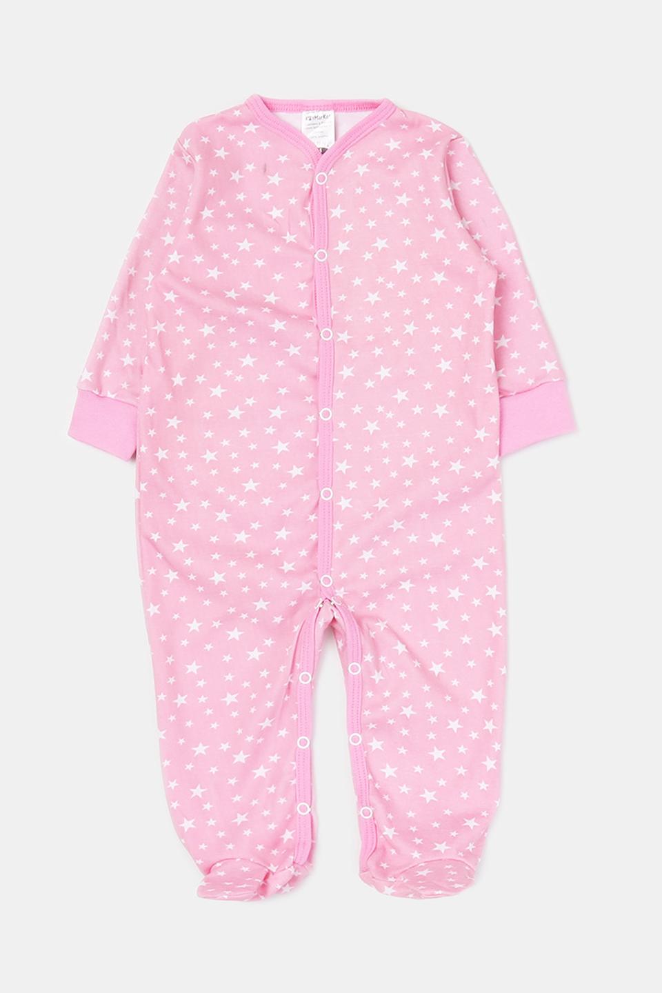 Комбинезон КотМарКот с принтом розовый