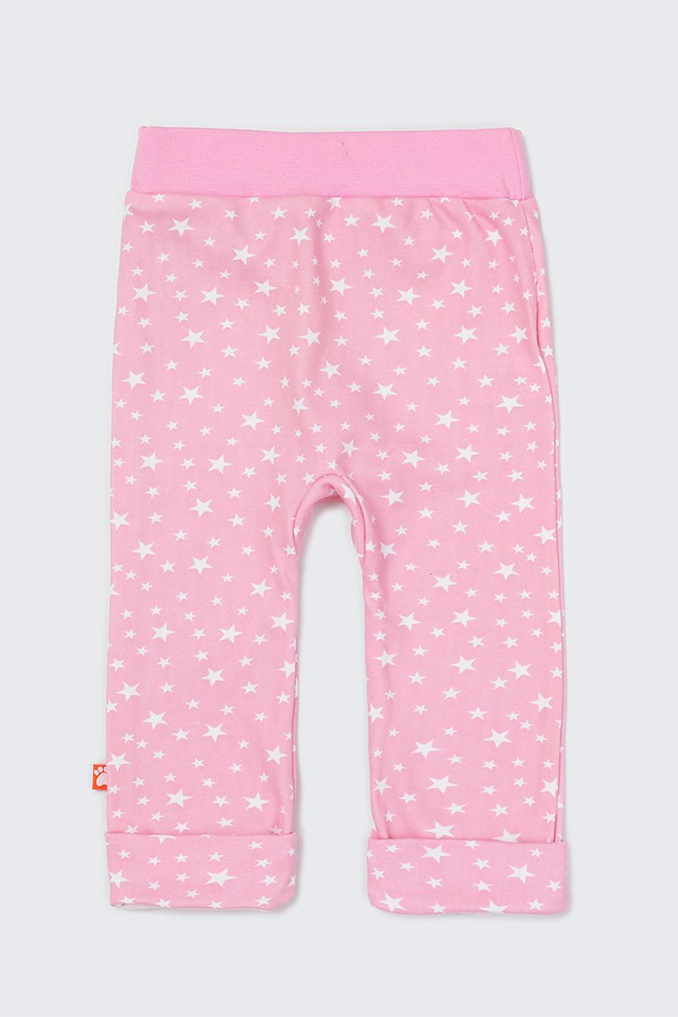 Брюки КотМарКот с принтом розовый