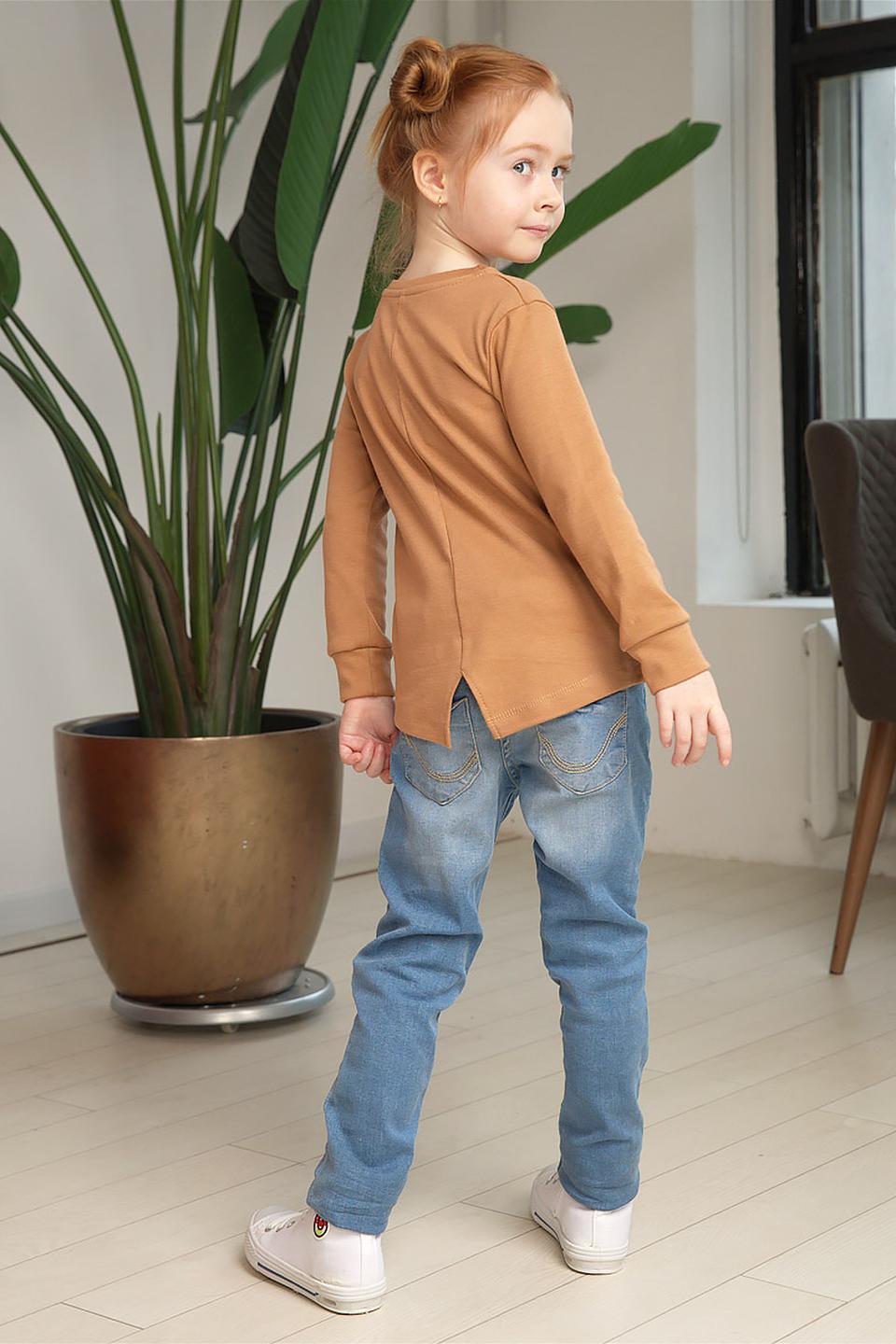 Футболка КотМарКот с белкой коричневая