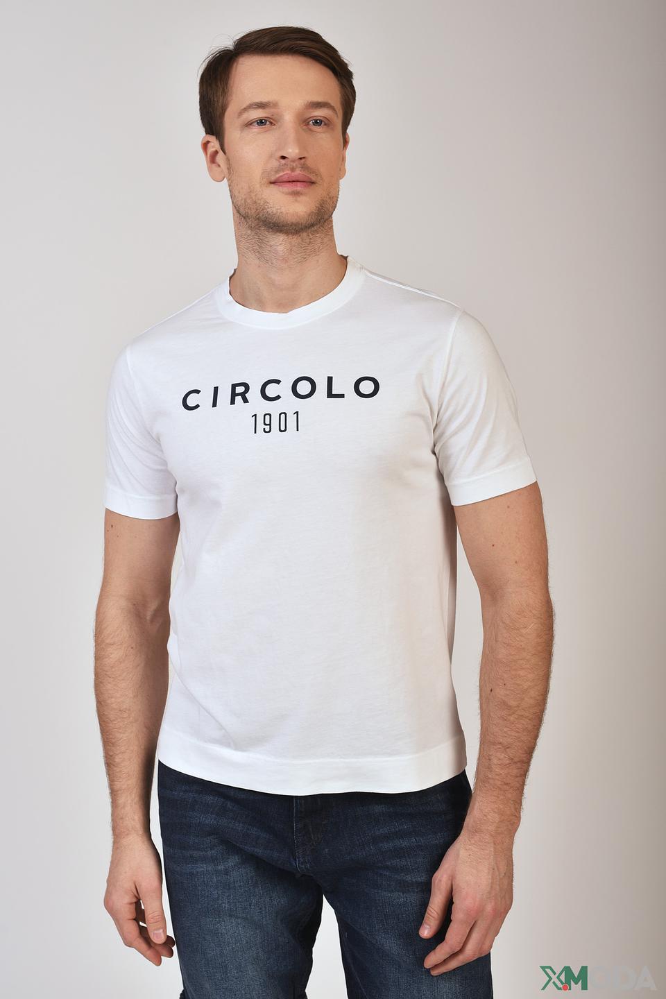 Футболка Circolo 1901 белая с логотипом