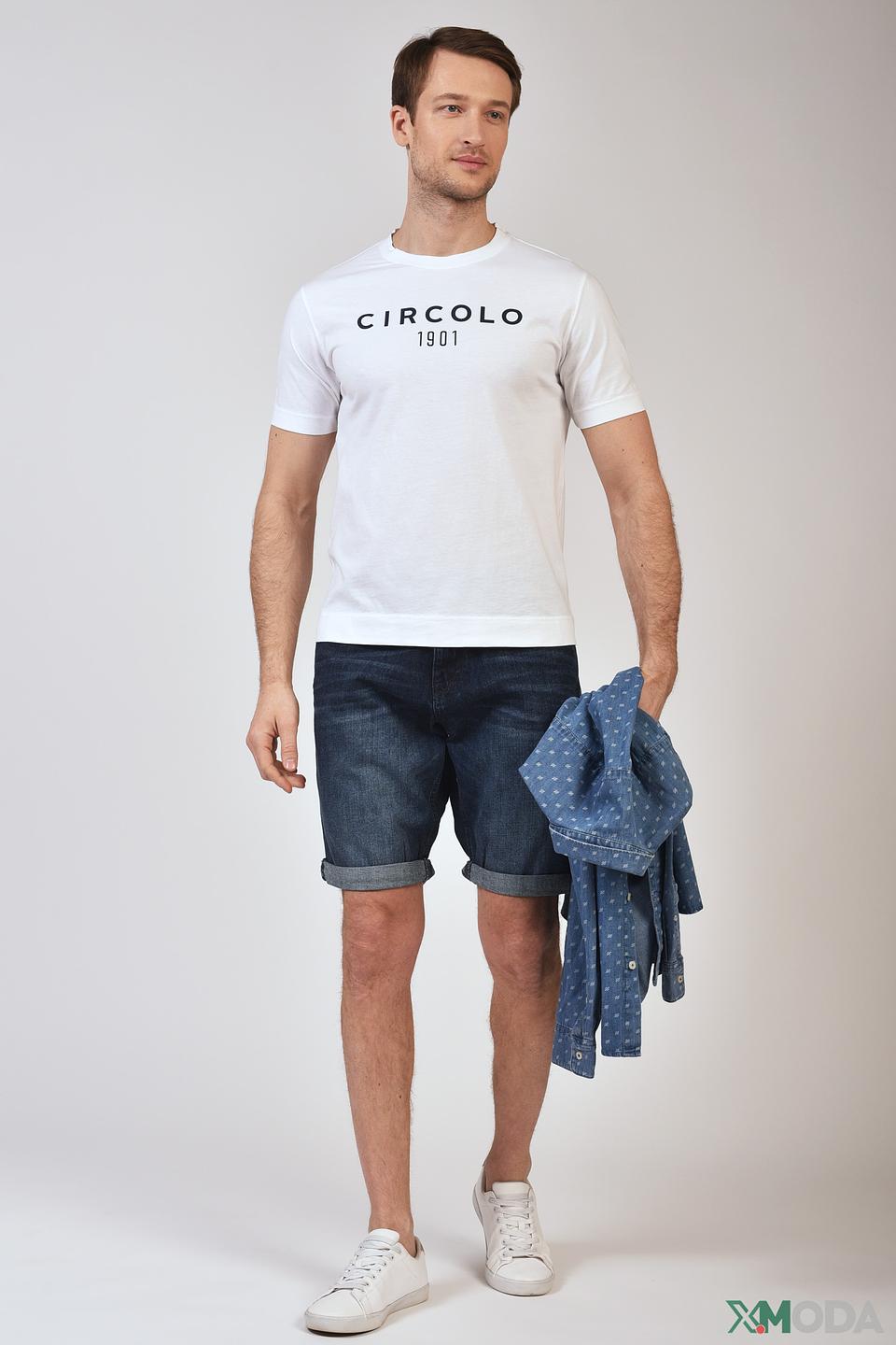 Футболка Circolo 1901 белая с логотипом