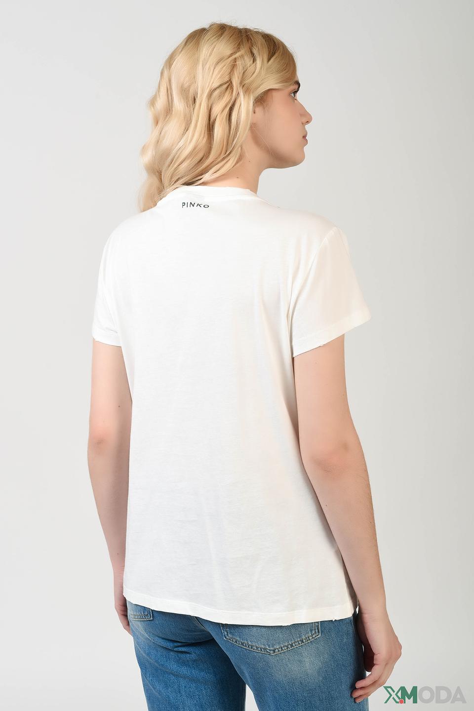 Футболка Pinko с принтом