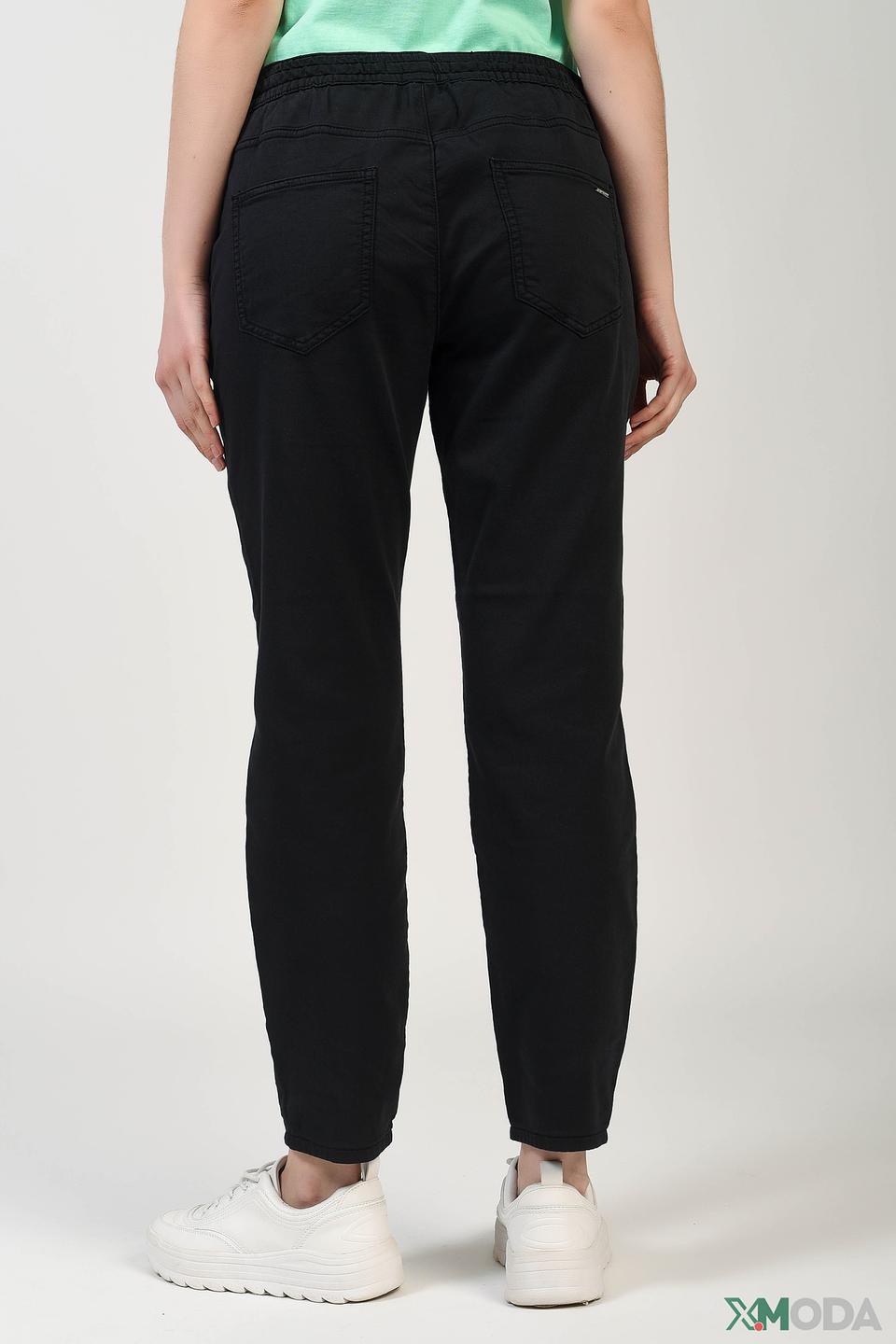 Брюки Comma чёрные с завязками