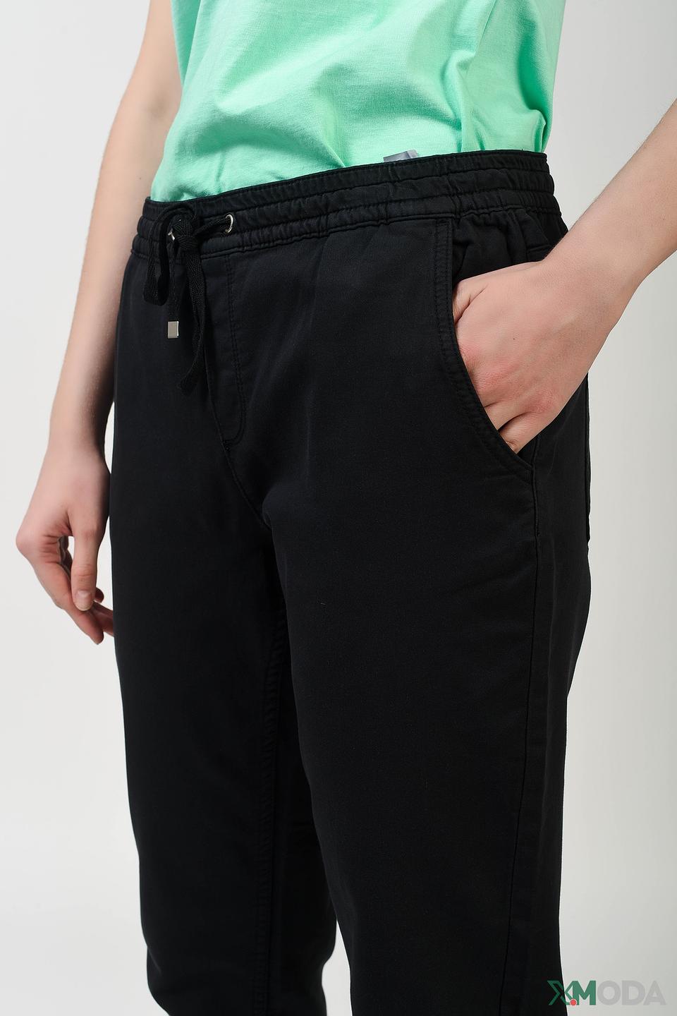 Брюки Comma чёрные с завязками