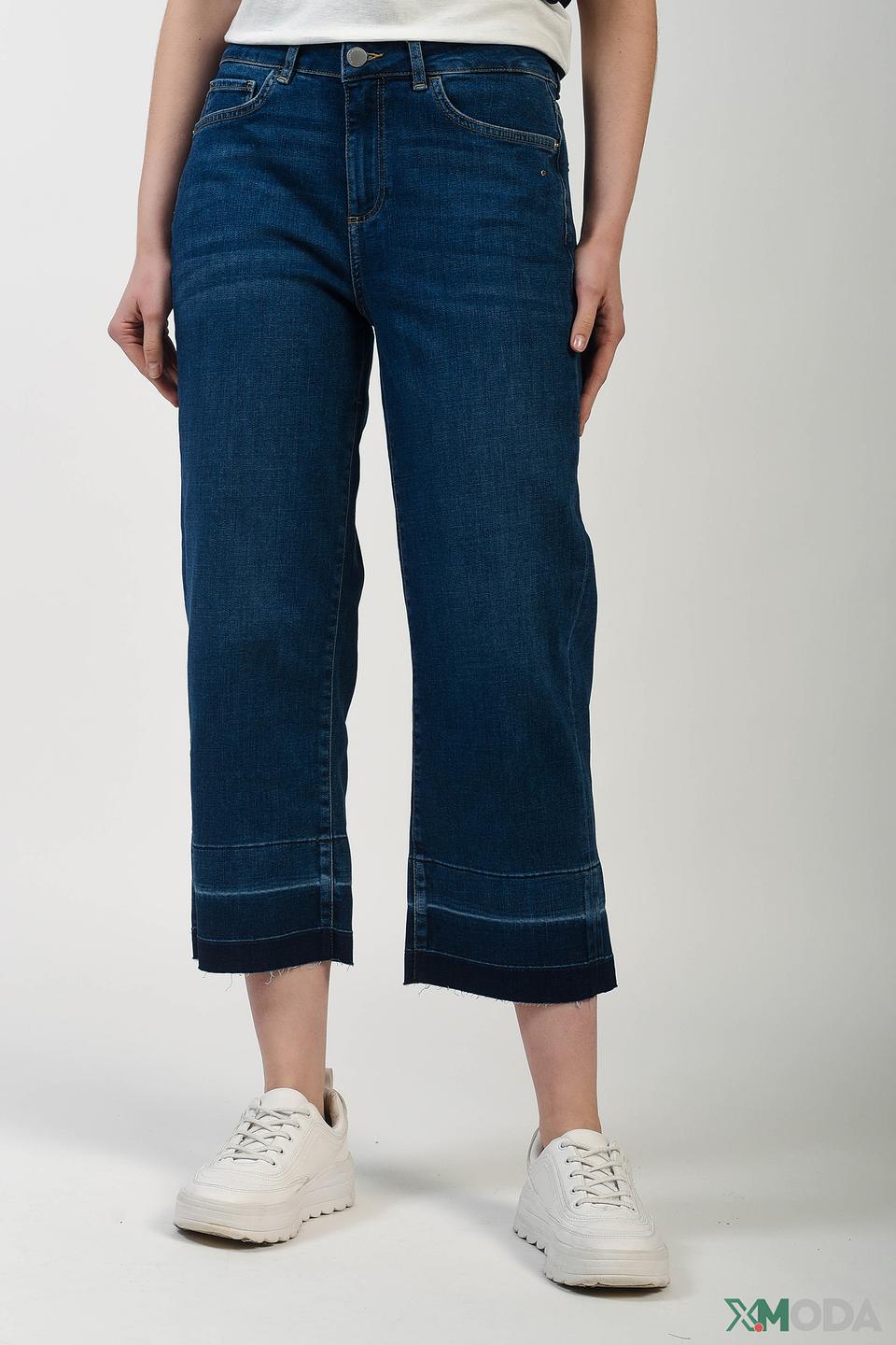 Джинсы Comma укороченные синие