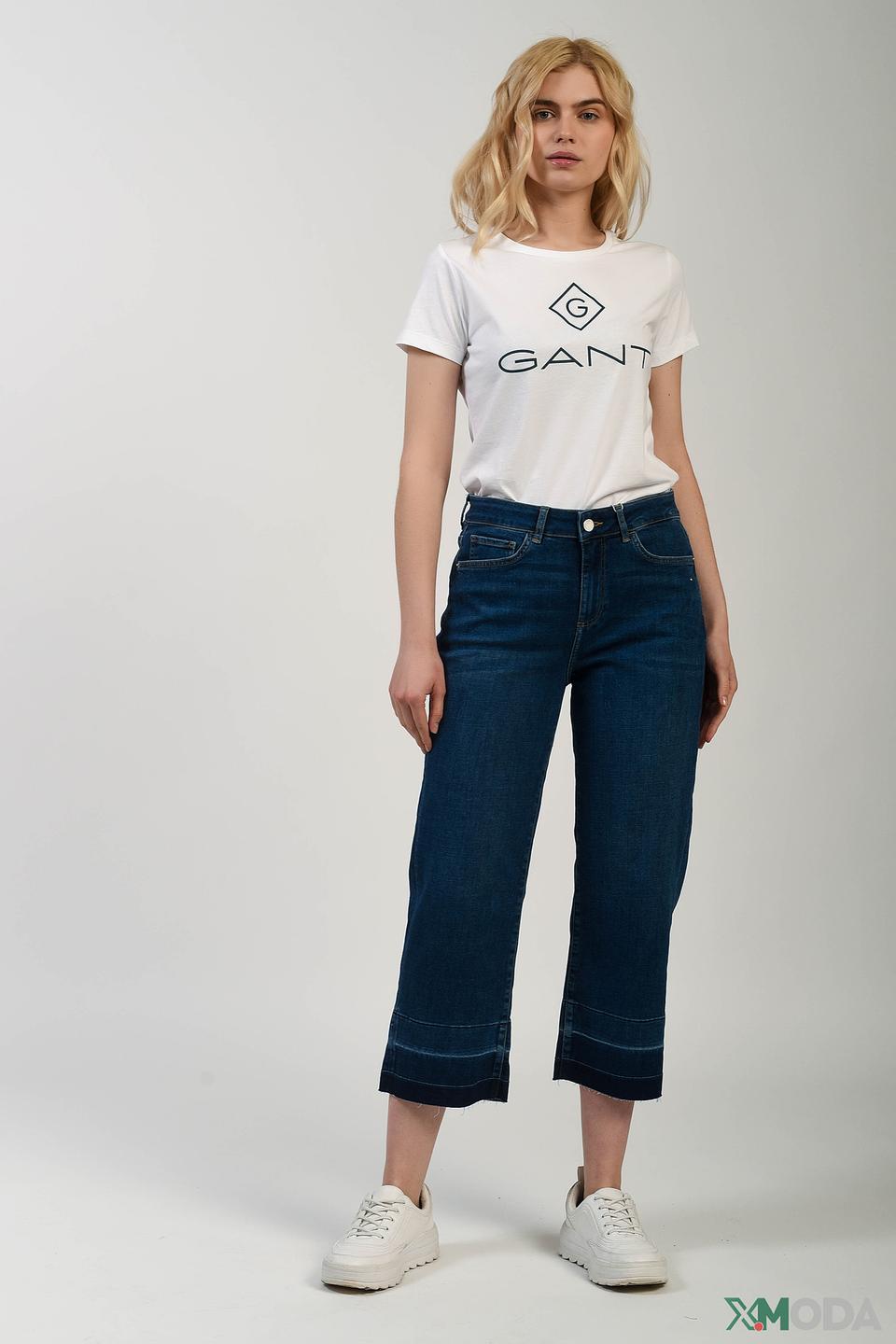 Джинсы Comma укороченные синие