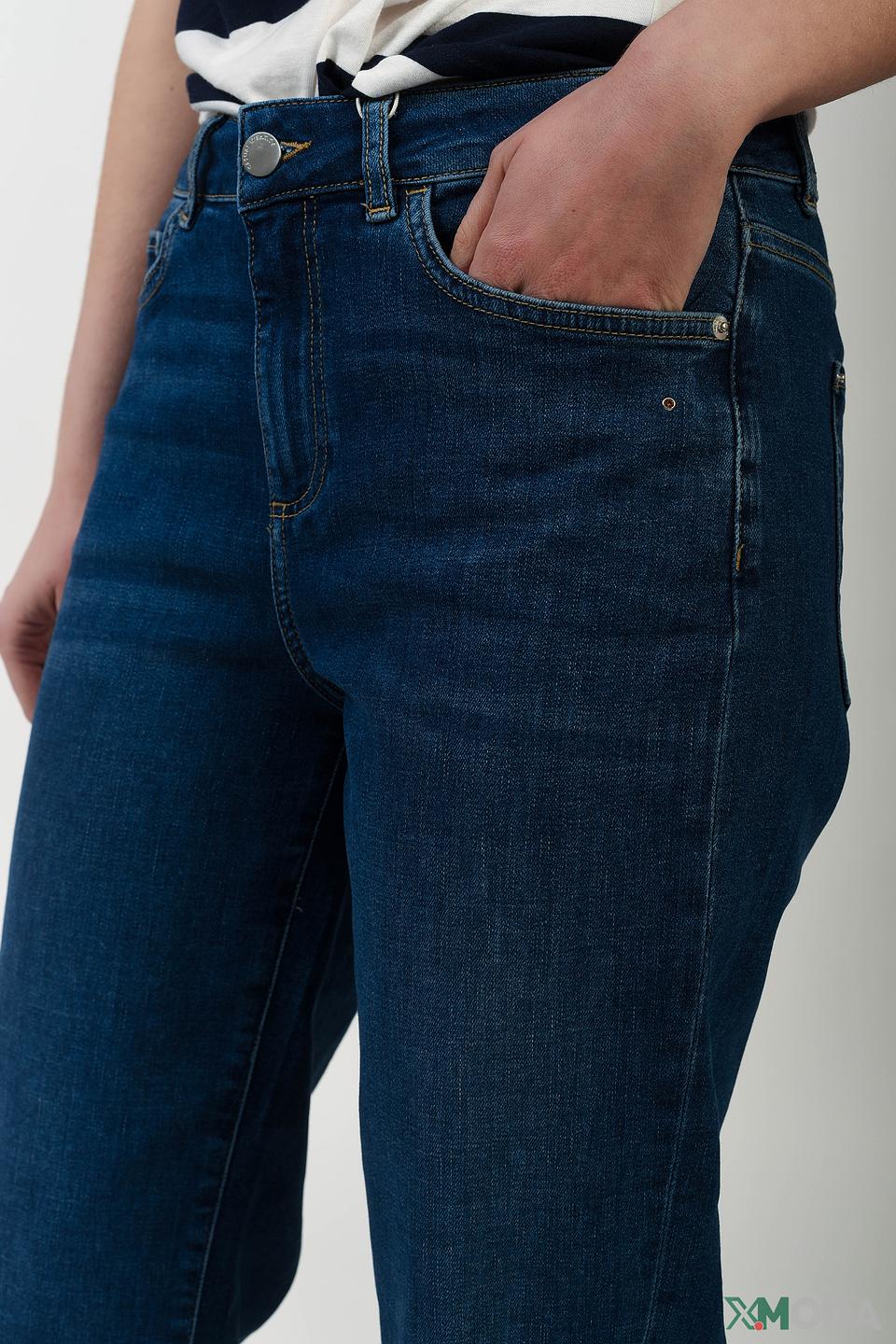 Джинсы Comma укороченные синие