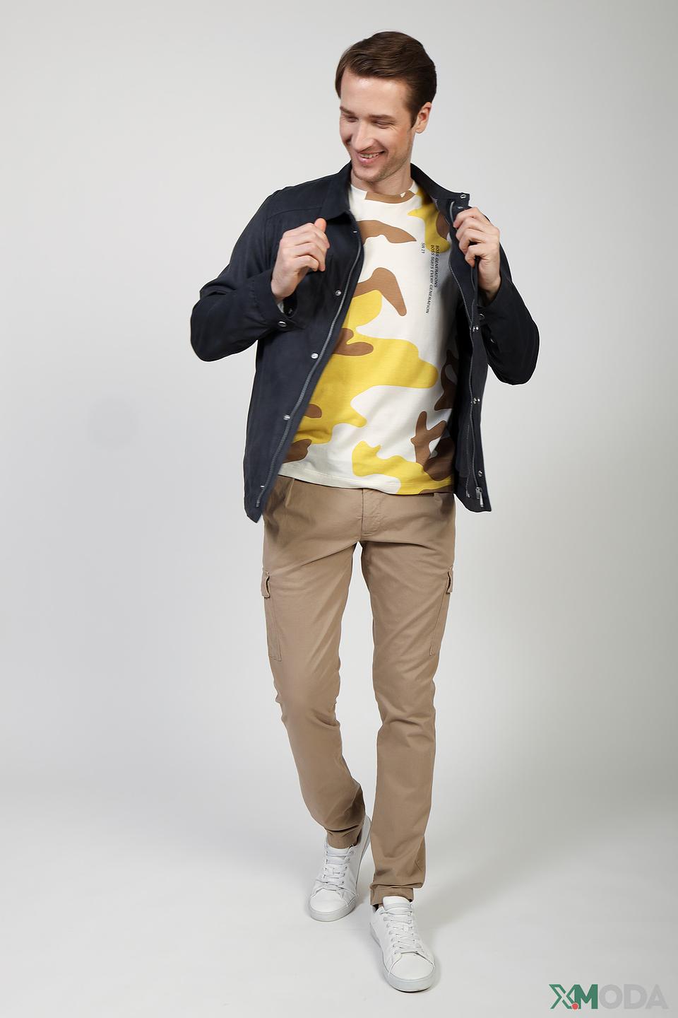 Ветровка Bugatti мужская тёмно-синяя