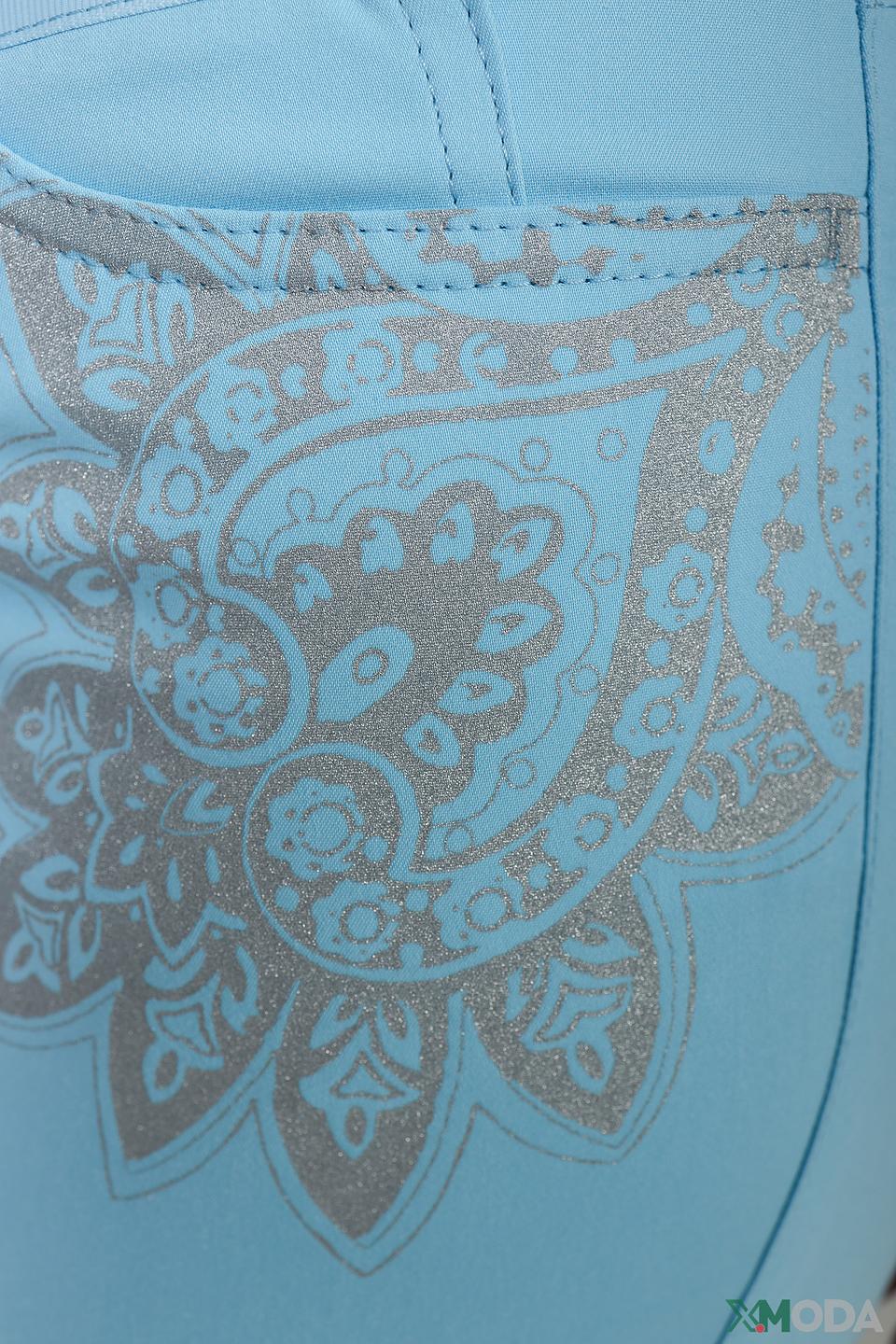 Брюки Eugen Klein с вышивкой голубые