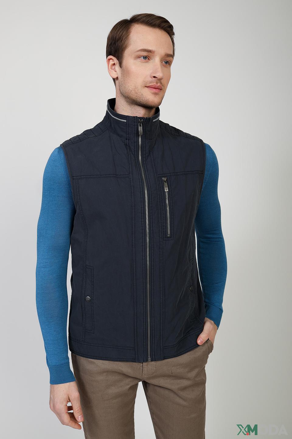 Жилет Cabano мужской тёмно-синий
