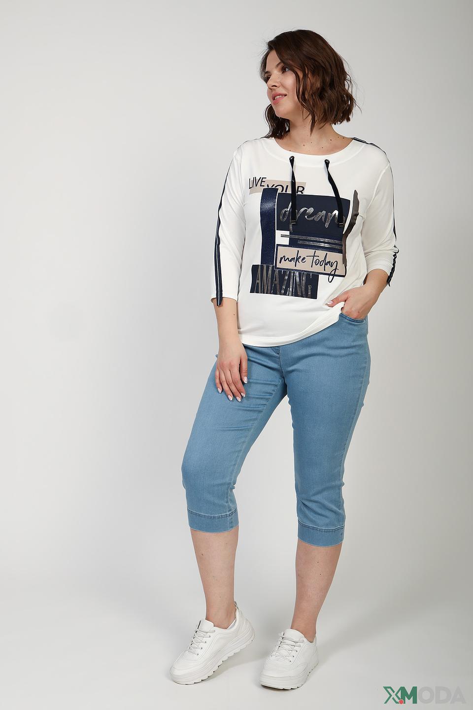 Капри Raphaela by Brax голубые