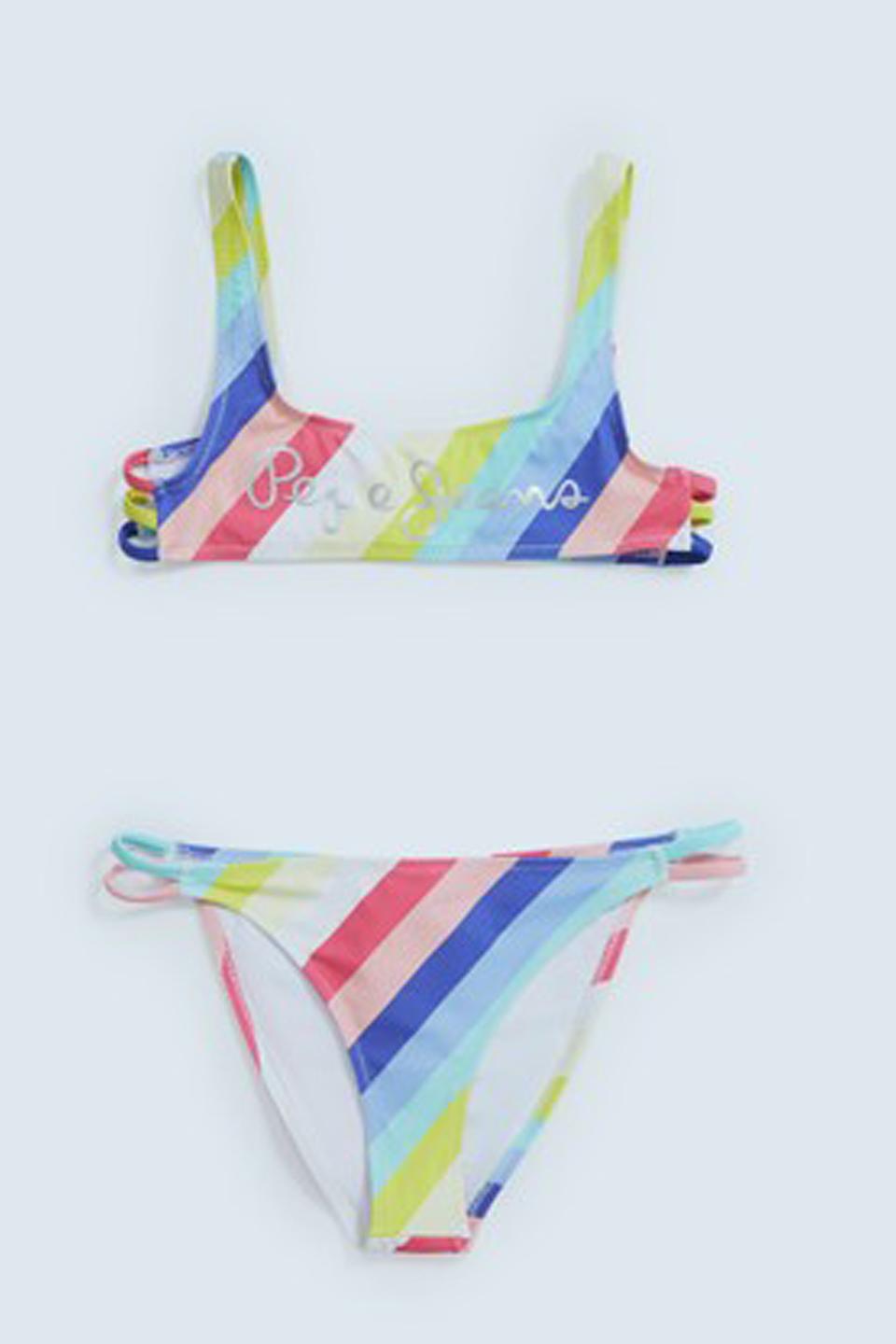 Купальник раздельный Pepe Jeans London полоска