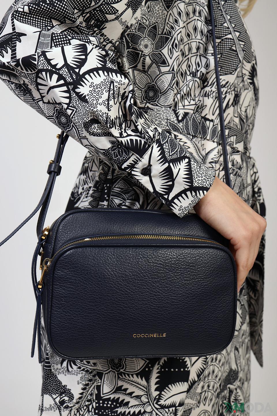 Сумка Coccinelle кросс-боди чёрная