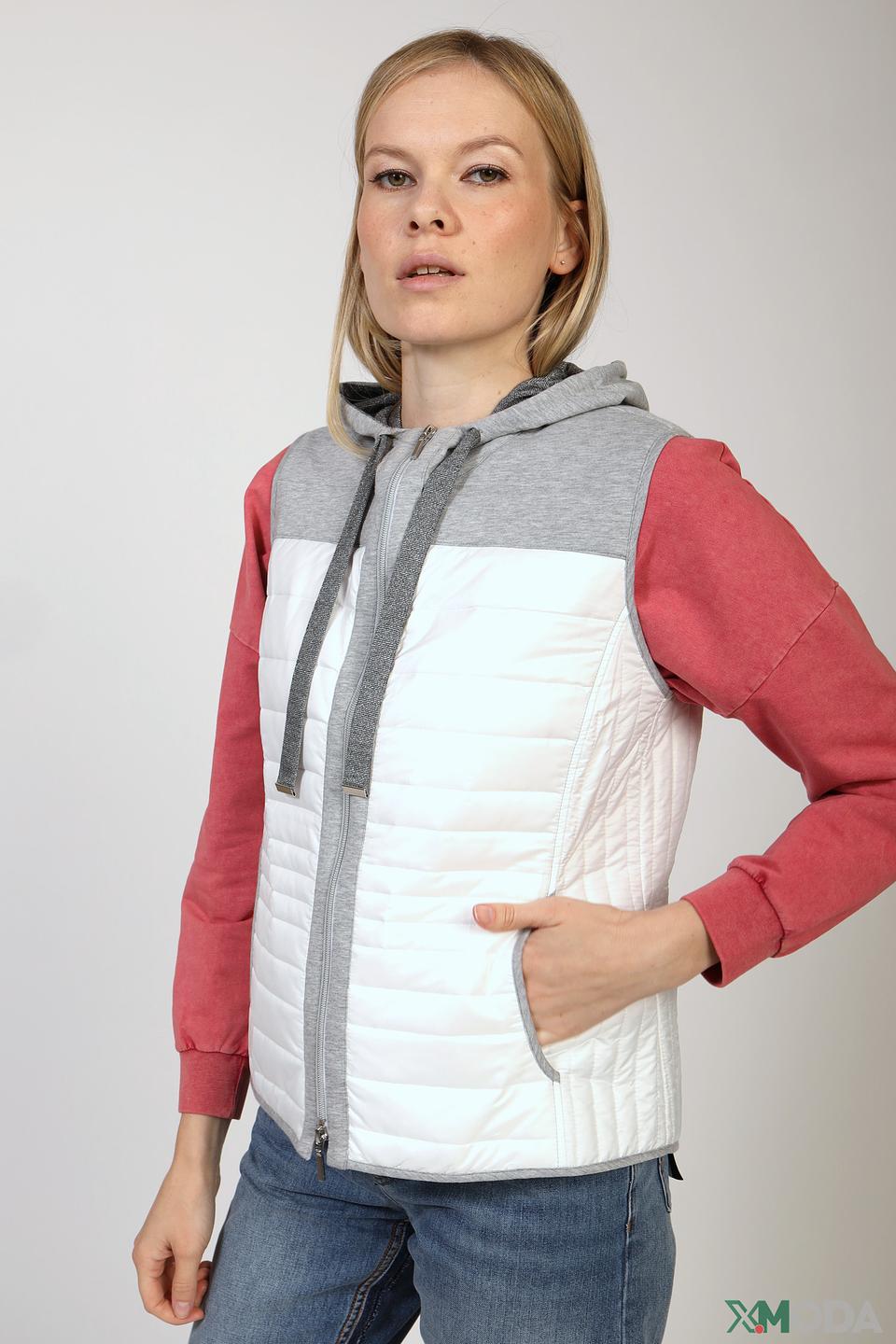 Жилет SE Stenau стеганый белый