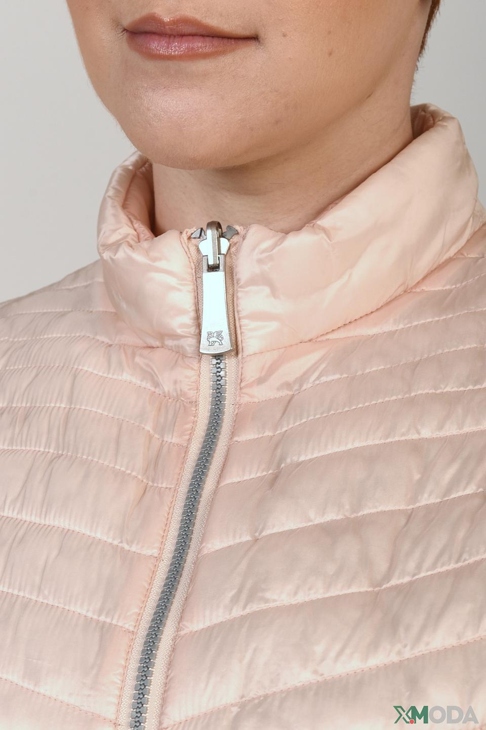 Жилет Lebek стеганый пудровый