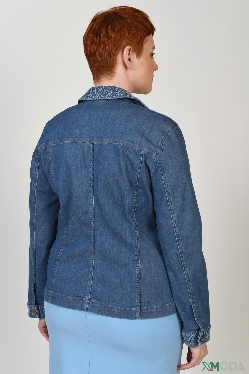 Жакет Basler джинсовый с вышивкой