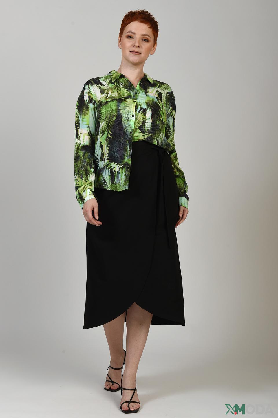 Рубашка Via Appia с тропическим принтом