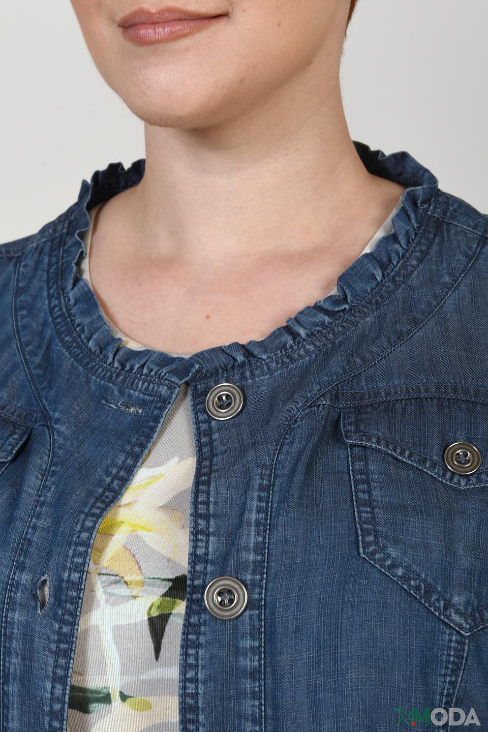 Жакет Lebek джинсовый синий