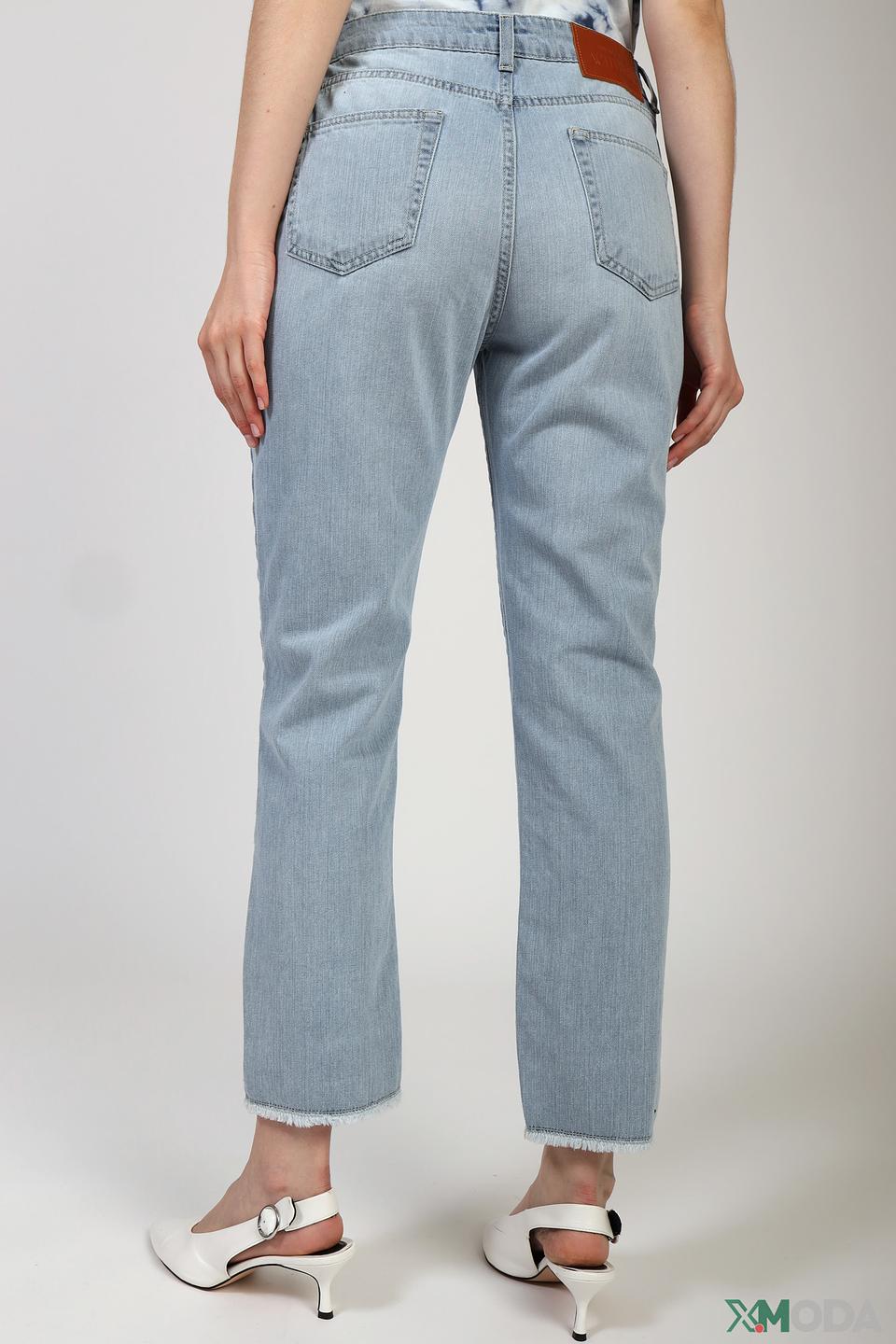 Джинсы Twin Set с потертостями голубые