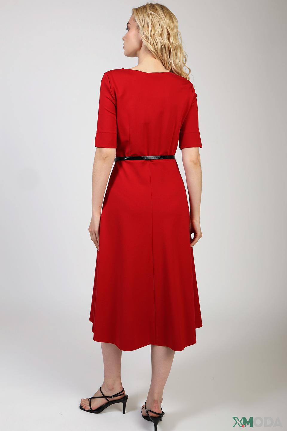 Платье Penny Black красное с поясом