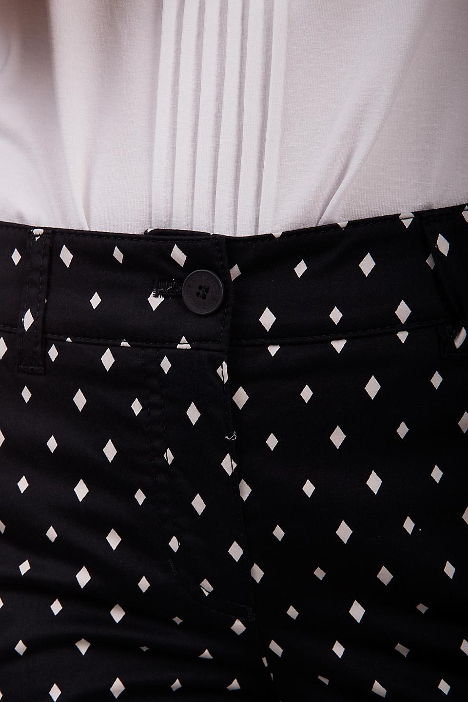 Брюки Gerry Weber в ромб чёрный