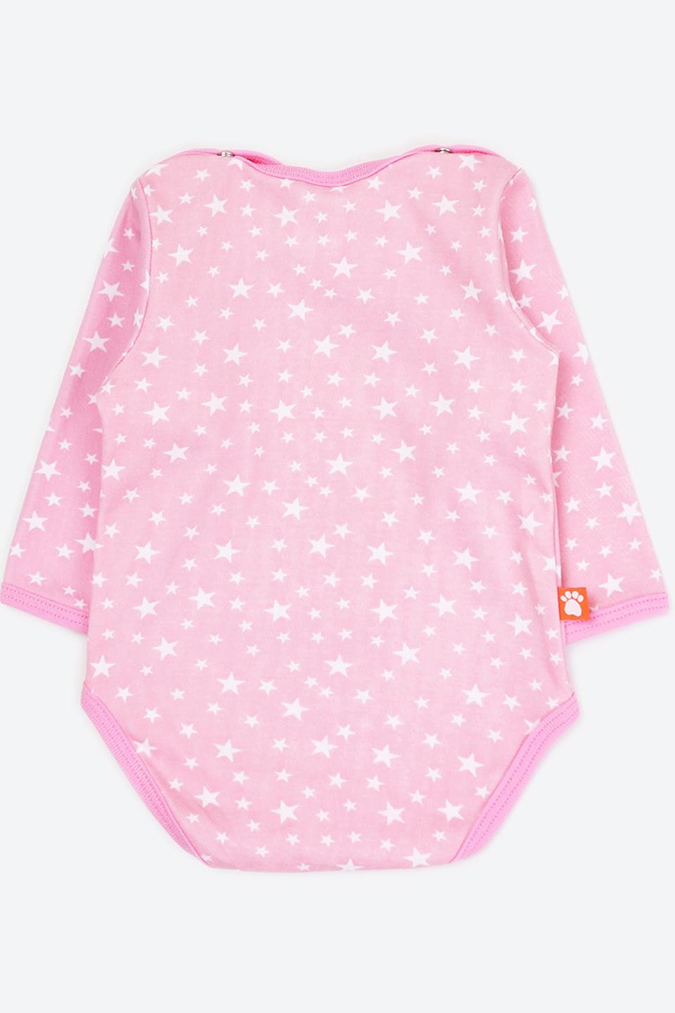 Боди КотМарКот звёзды розовый