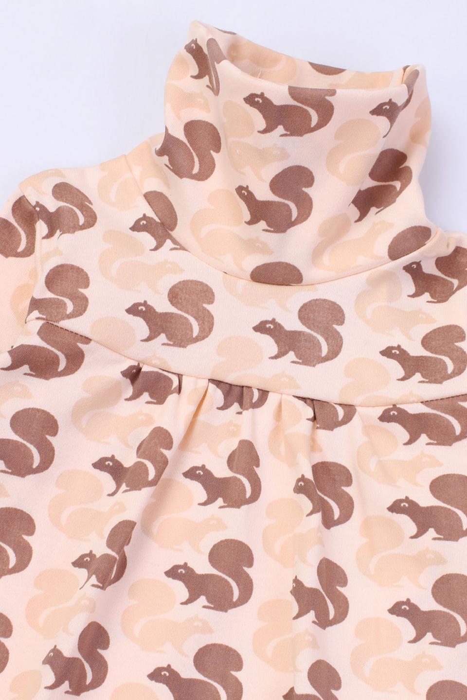 Джемпер КотМарКот girl с белками бежевый