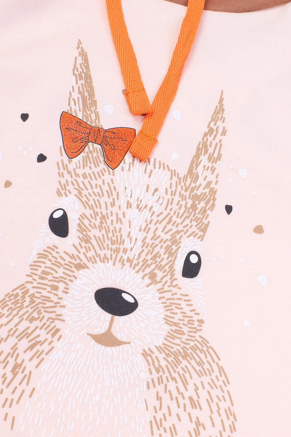 Джемпер КотМарКот girl с оленем бежевый