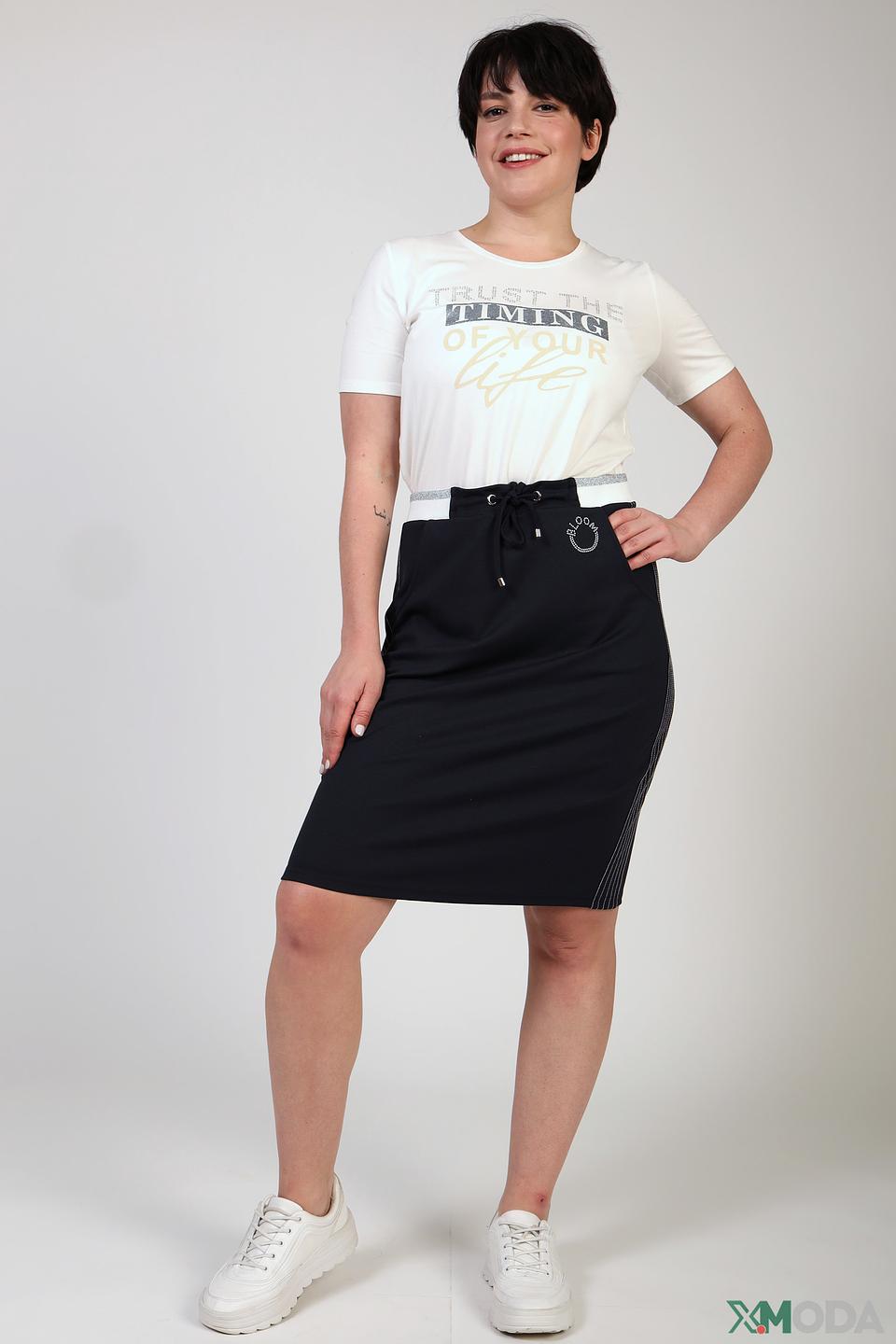 Юбка Betty Barclay чёрная с декором