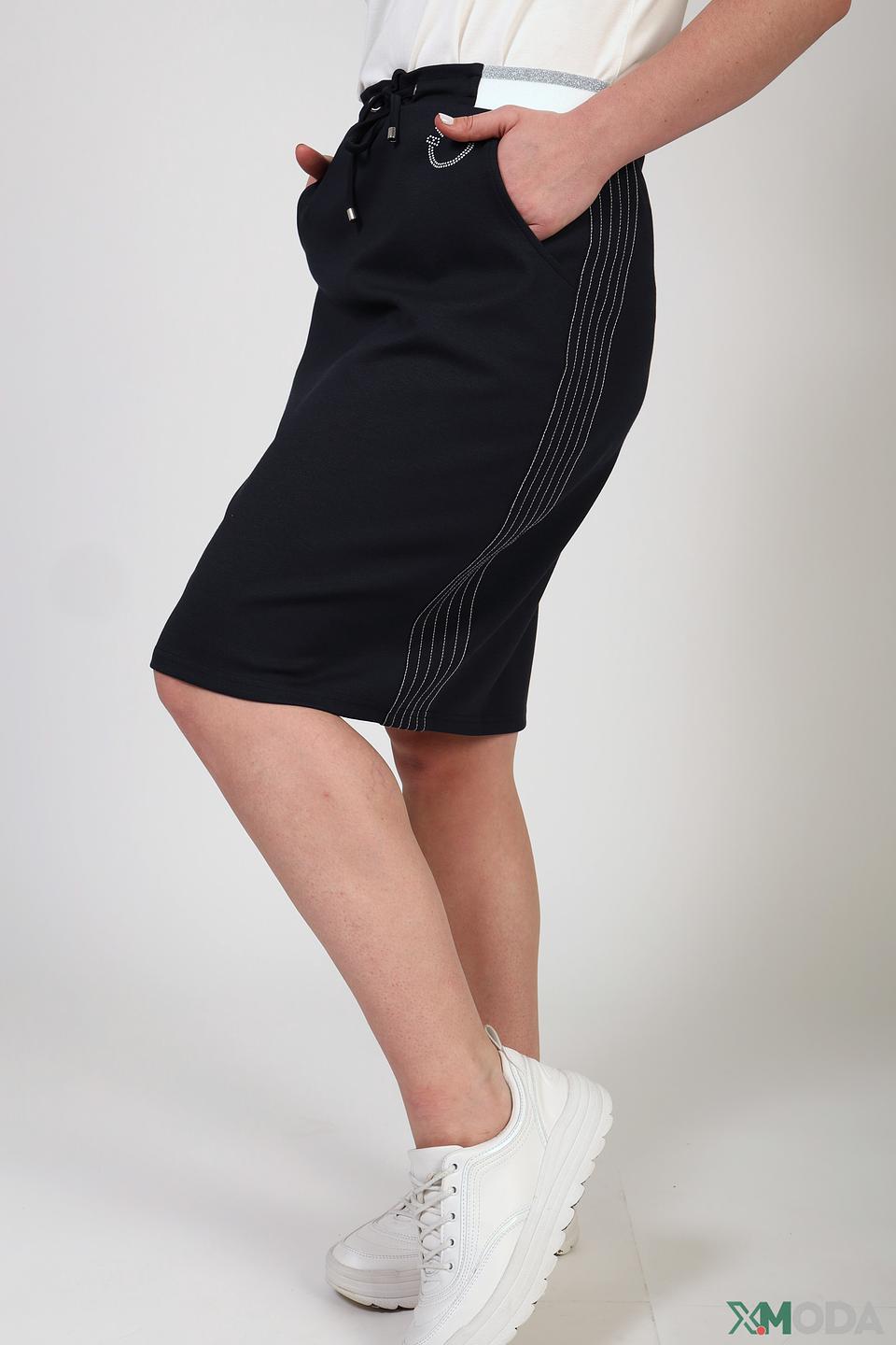 Юбка Betty Barclay чёрная с декором