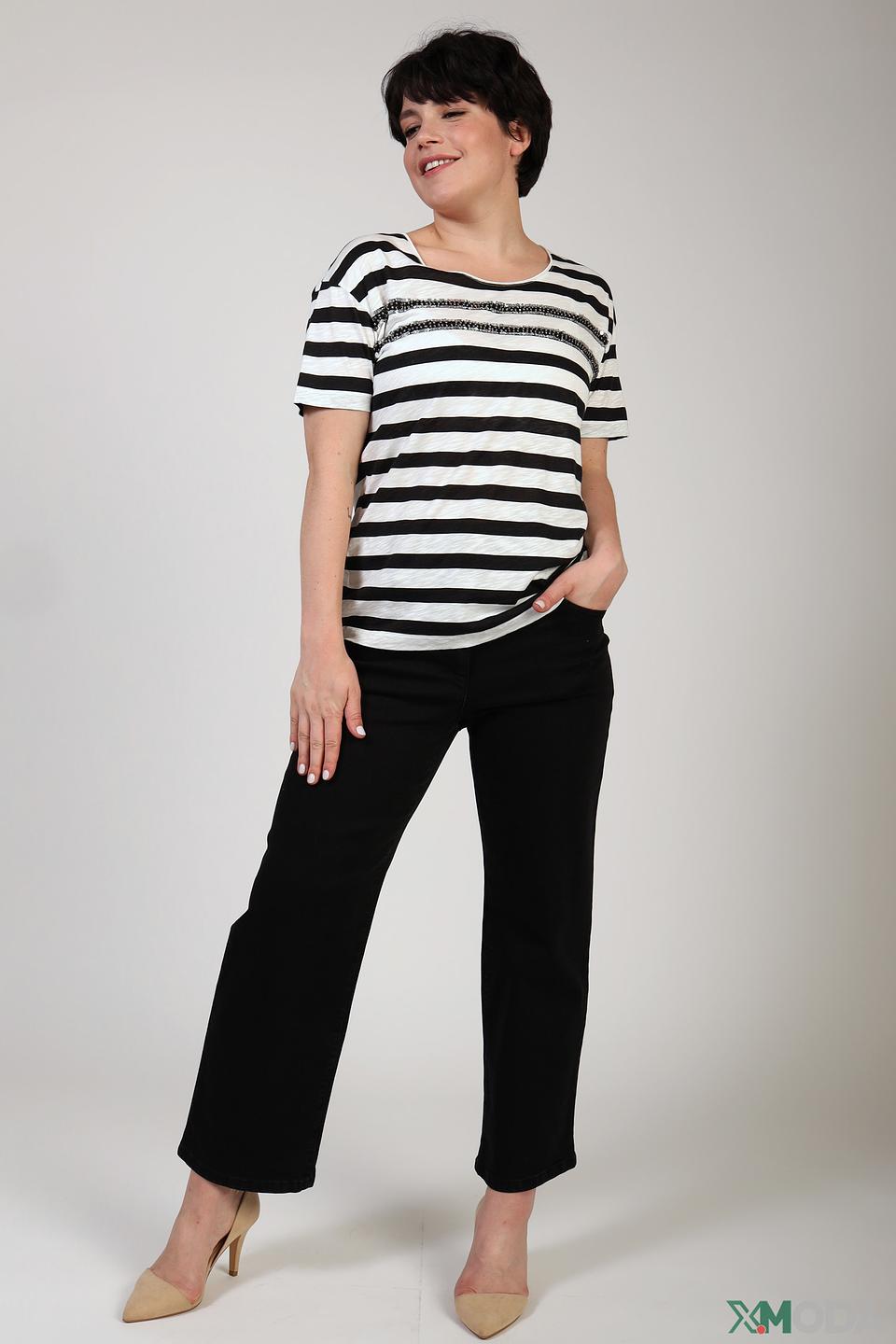 Футболка Tuzzi в полоску с пайетками