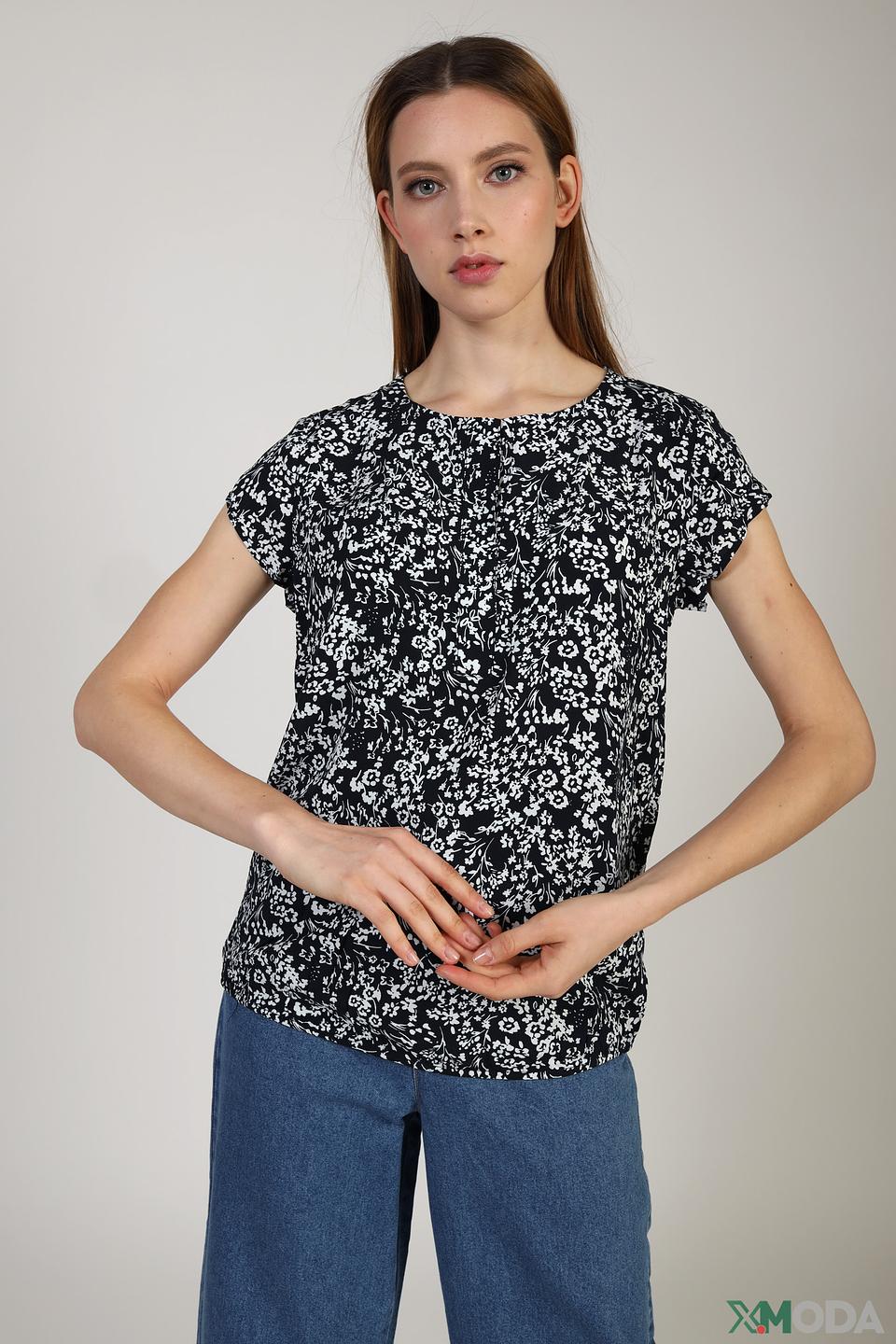 Блуза Tom Tailor с цветочным принтом