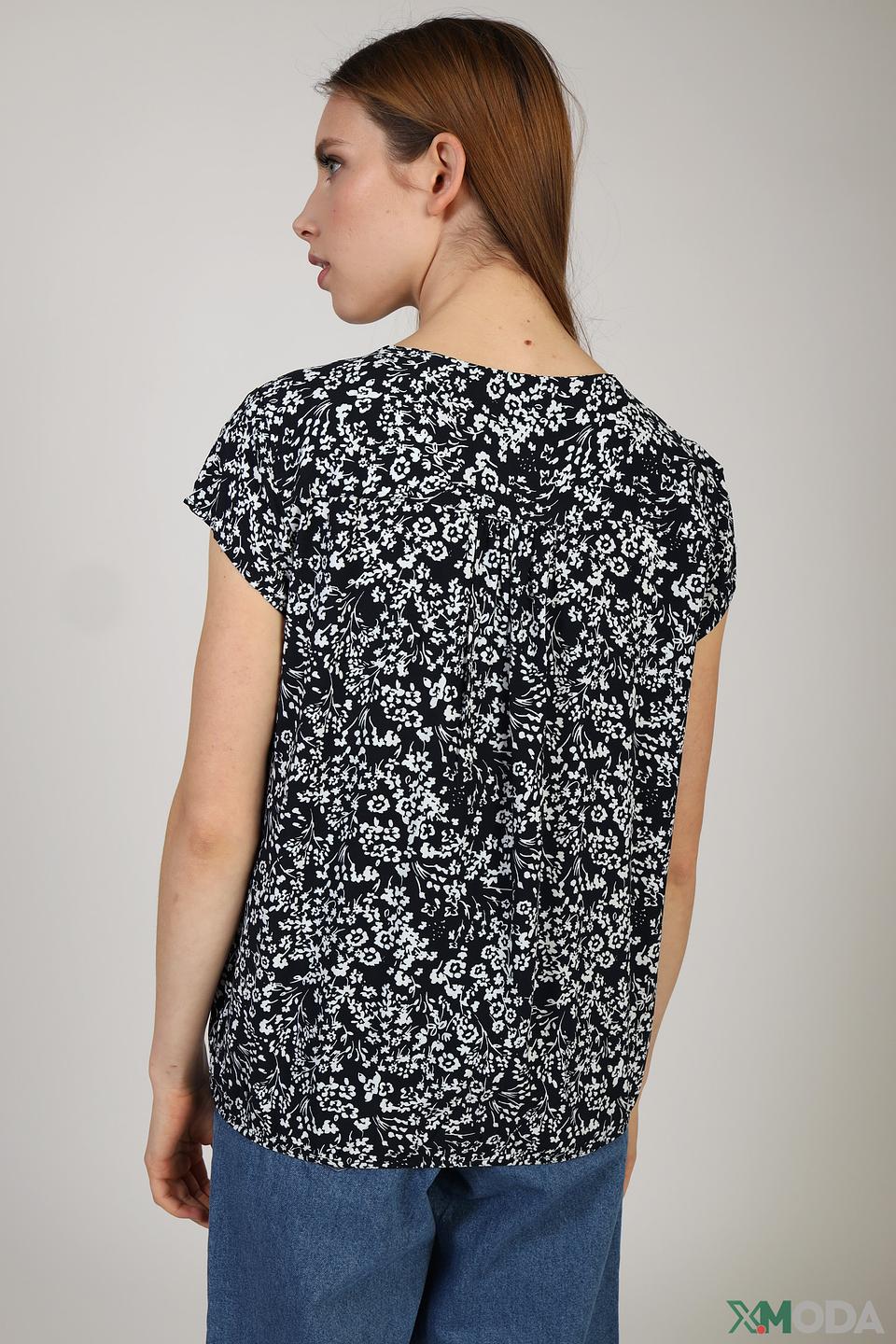 Блуза Tom Tailor с цветочным принтом