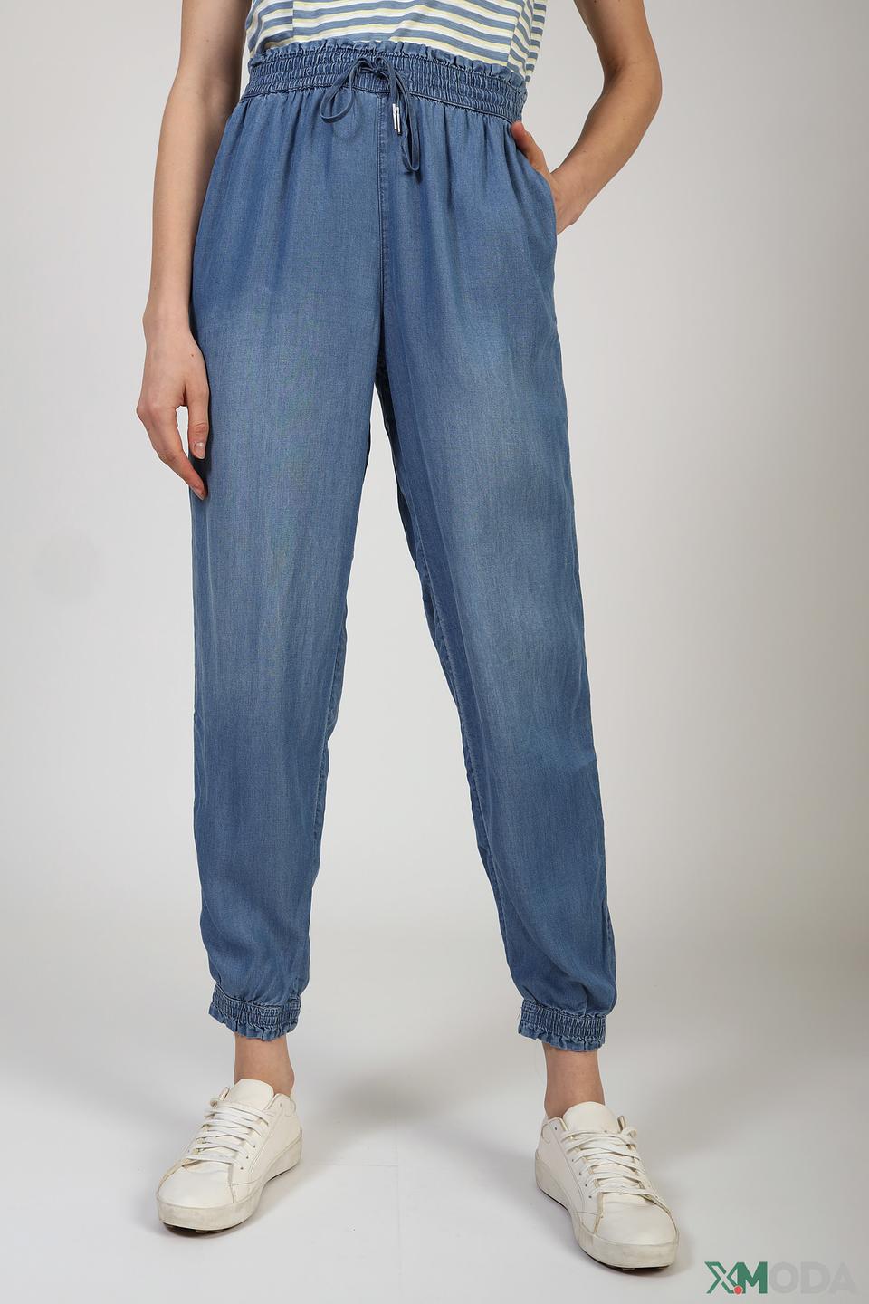 Брюки Tom Tailor джоггеры голубые