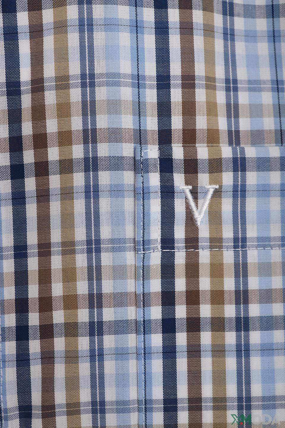 Рубашка кр Marvelis в клетку