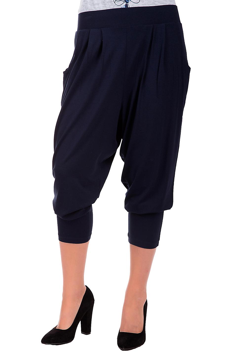 Брюки палаццо Via Appia тёмно-синие