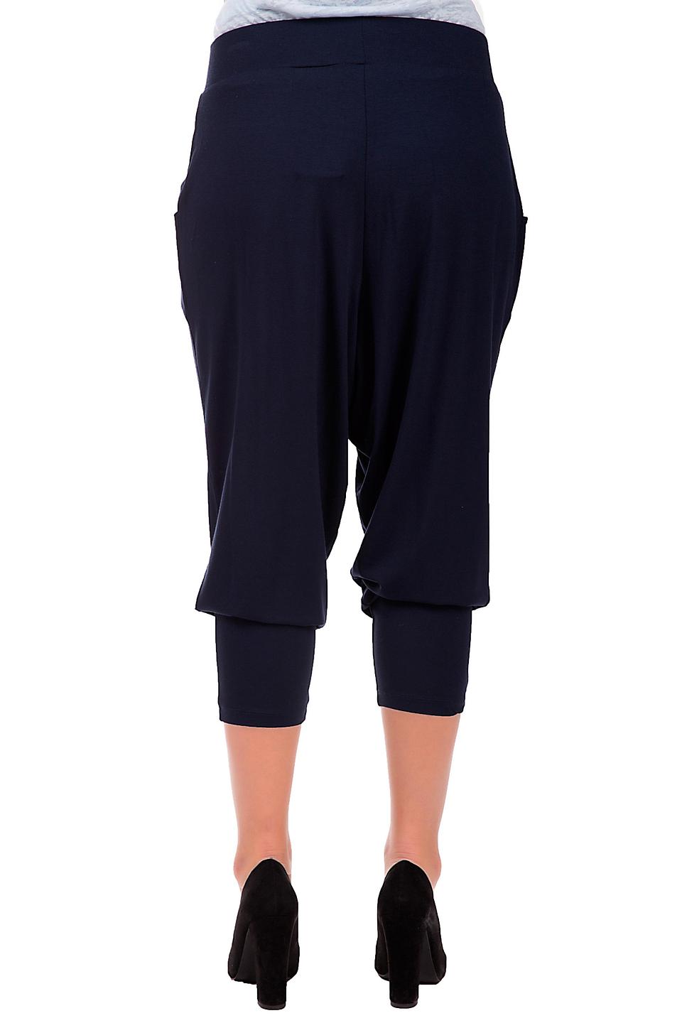 Брюки палаццо Via Appia тёмно-синие