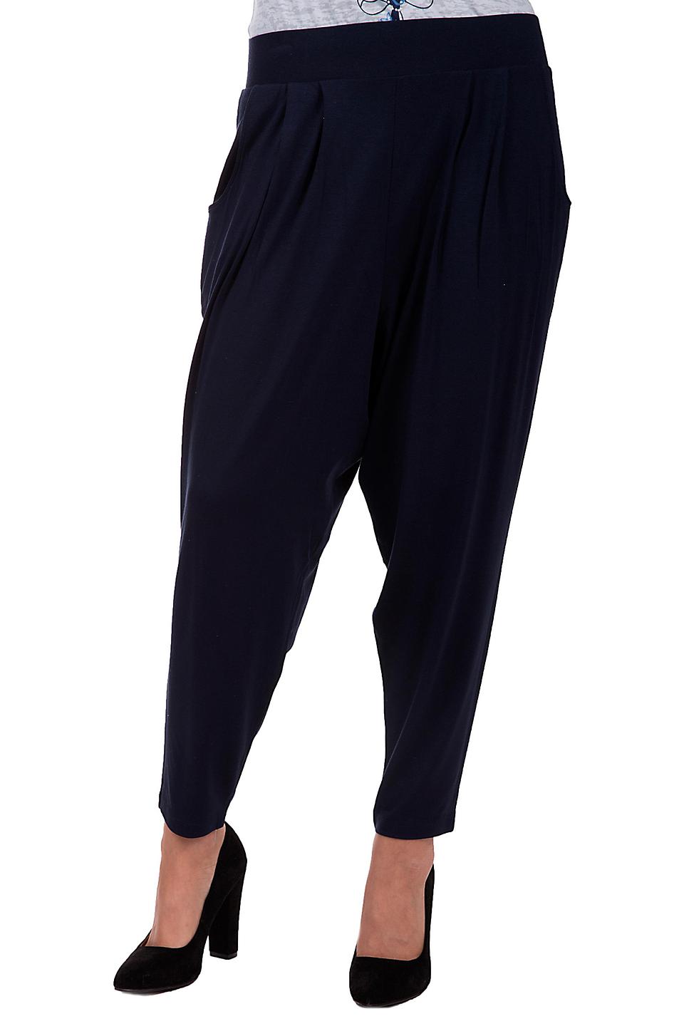 Брюки палаццо Via Appia тёмно-синие