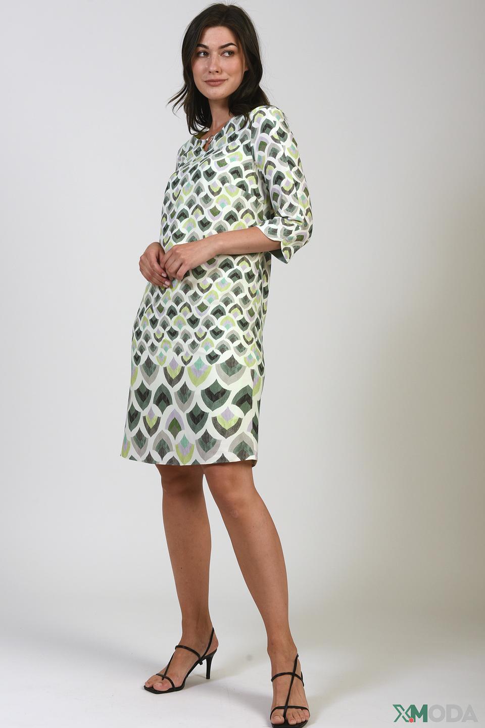 Платье Bianca с геометрическим принтом