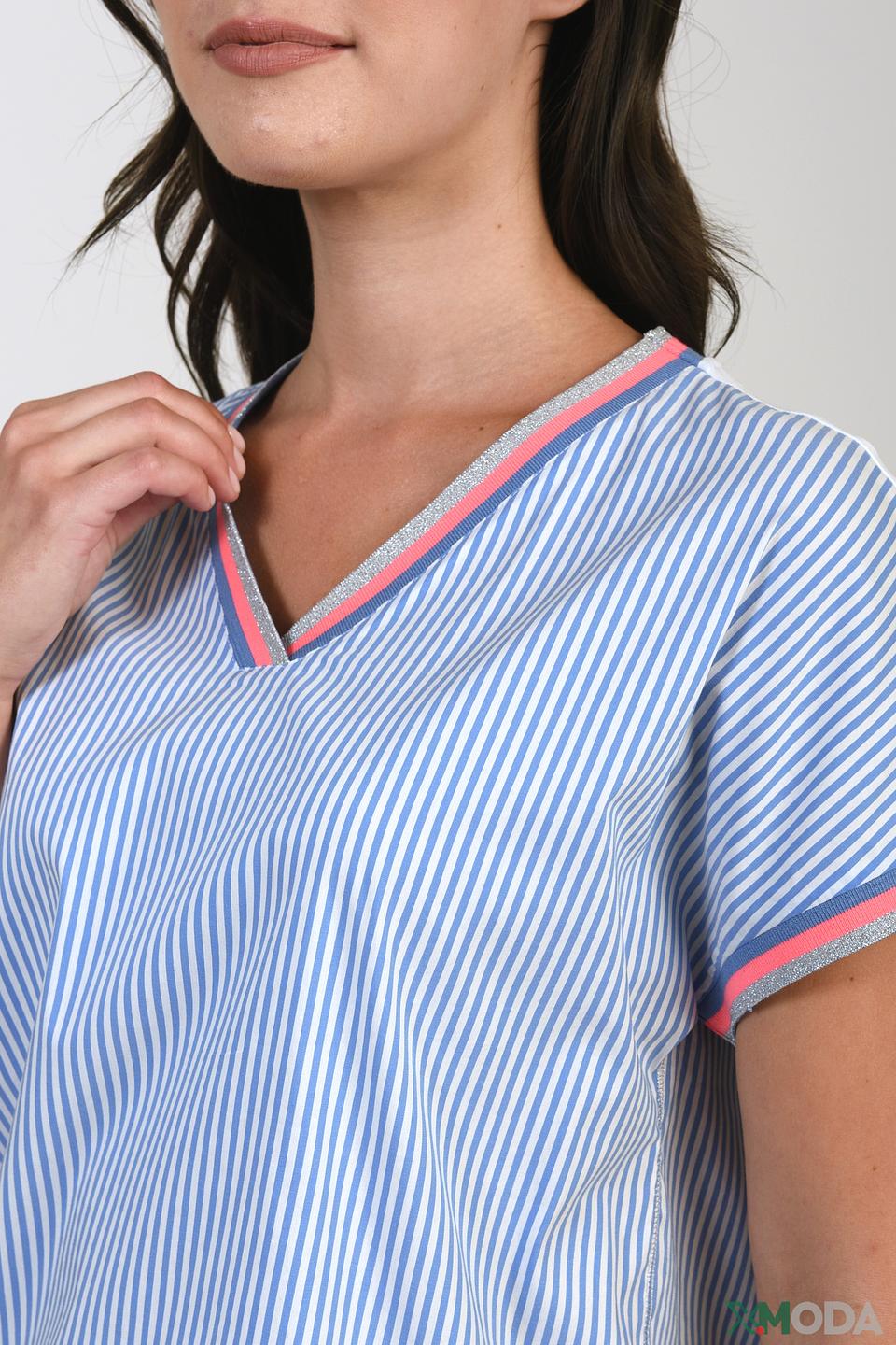 Блуза Betty Barclay в полоску голубую