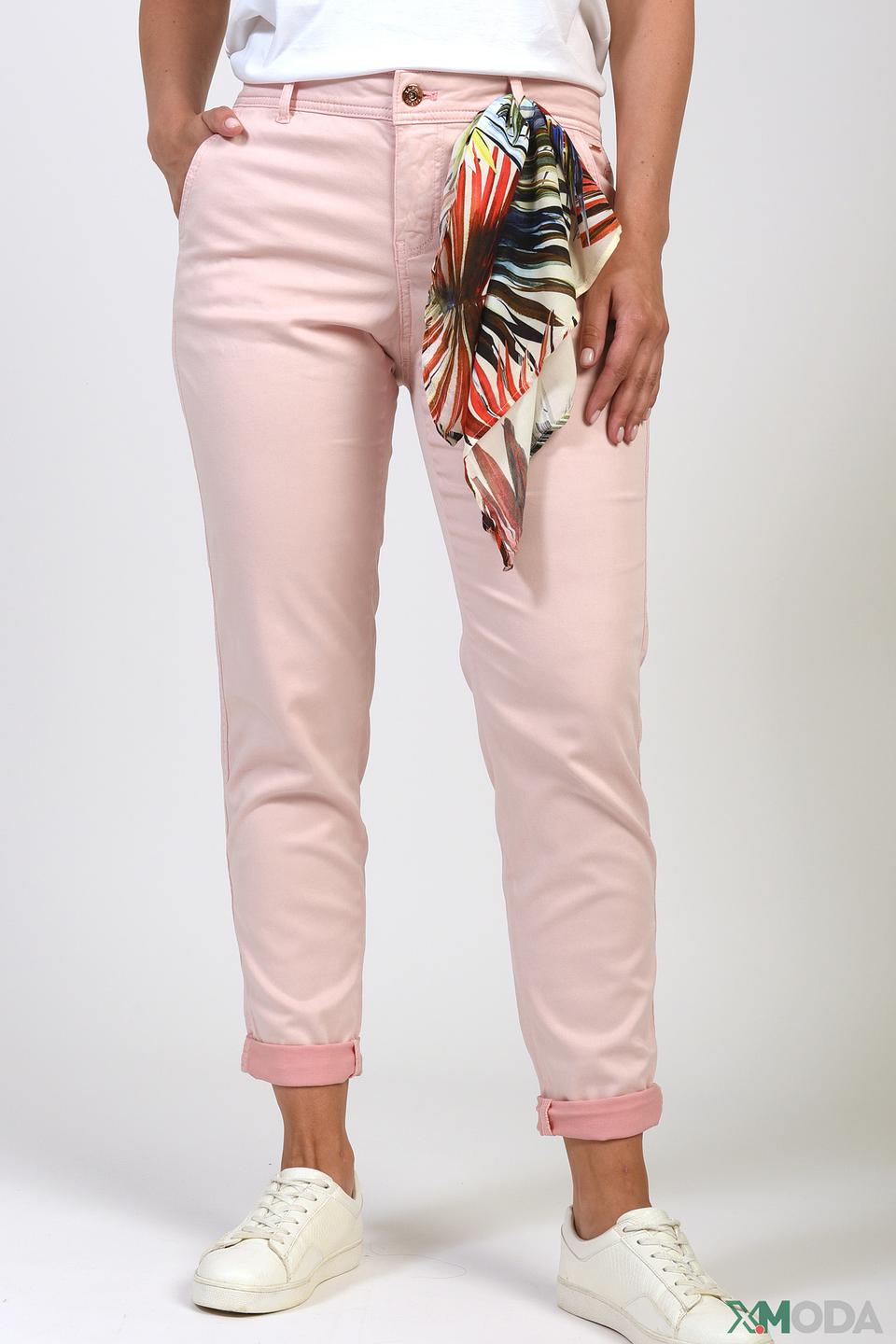 Брюки Taifun клёш пудровые