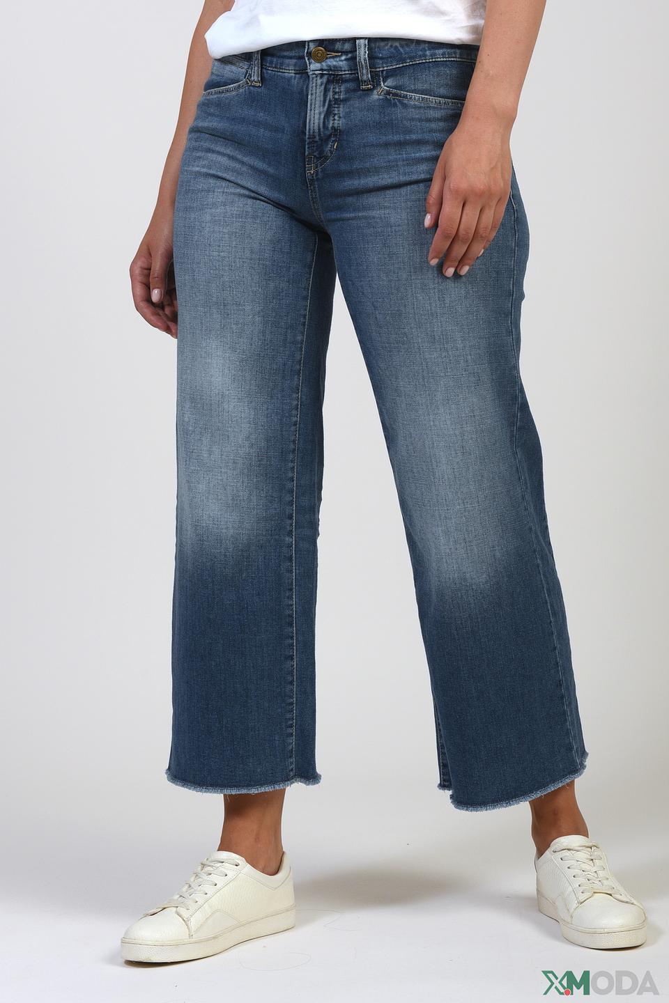 Джинсы Cambio клеш синие