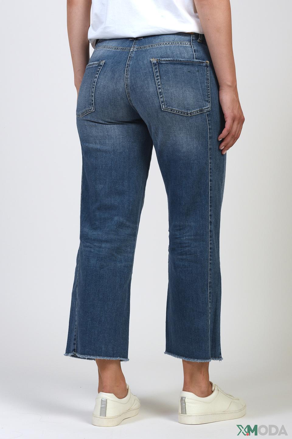 Джинсы Cambio клеш синие