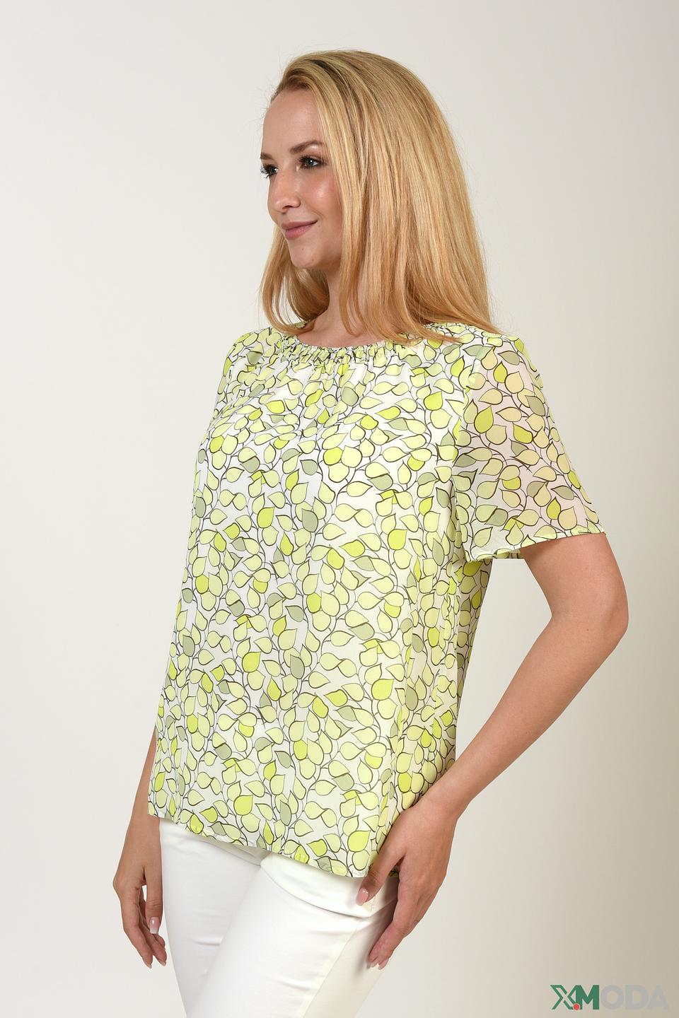 Блуза Comma с цветочным принтом