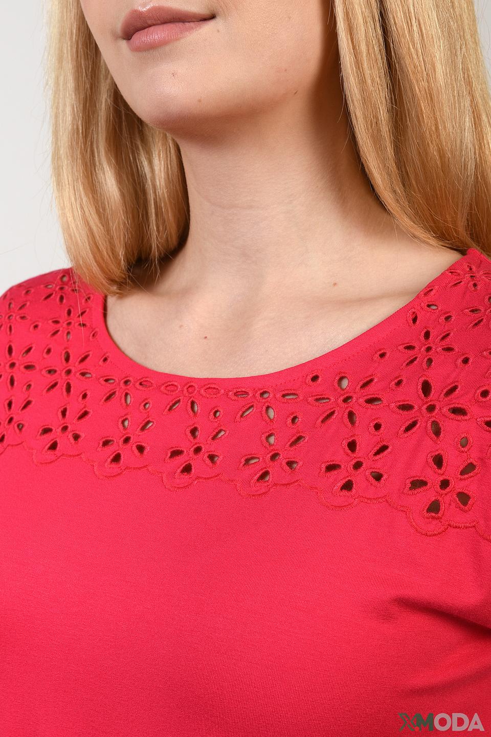 Блуза Gerry Weber с кружевом малиновая