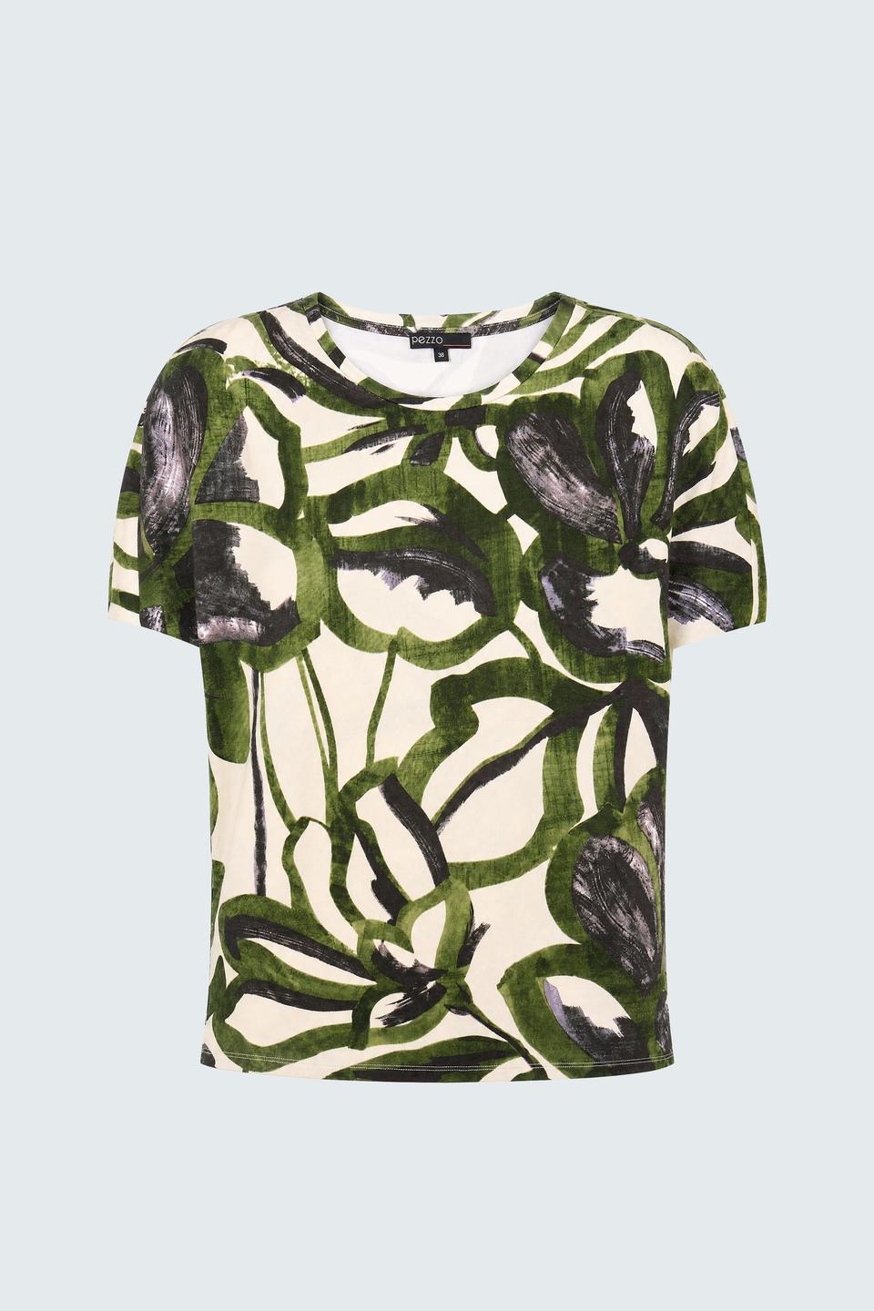 Футболка Pezzo с тропическим принтом