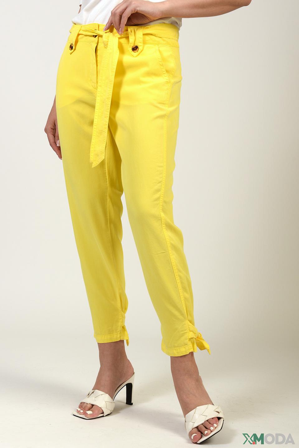 Брюки Taifun с поясом жёлтые