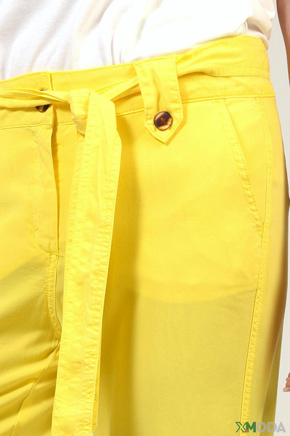 Брюки Taifun с поясом жёлтые