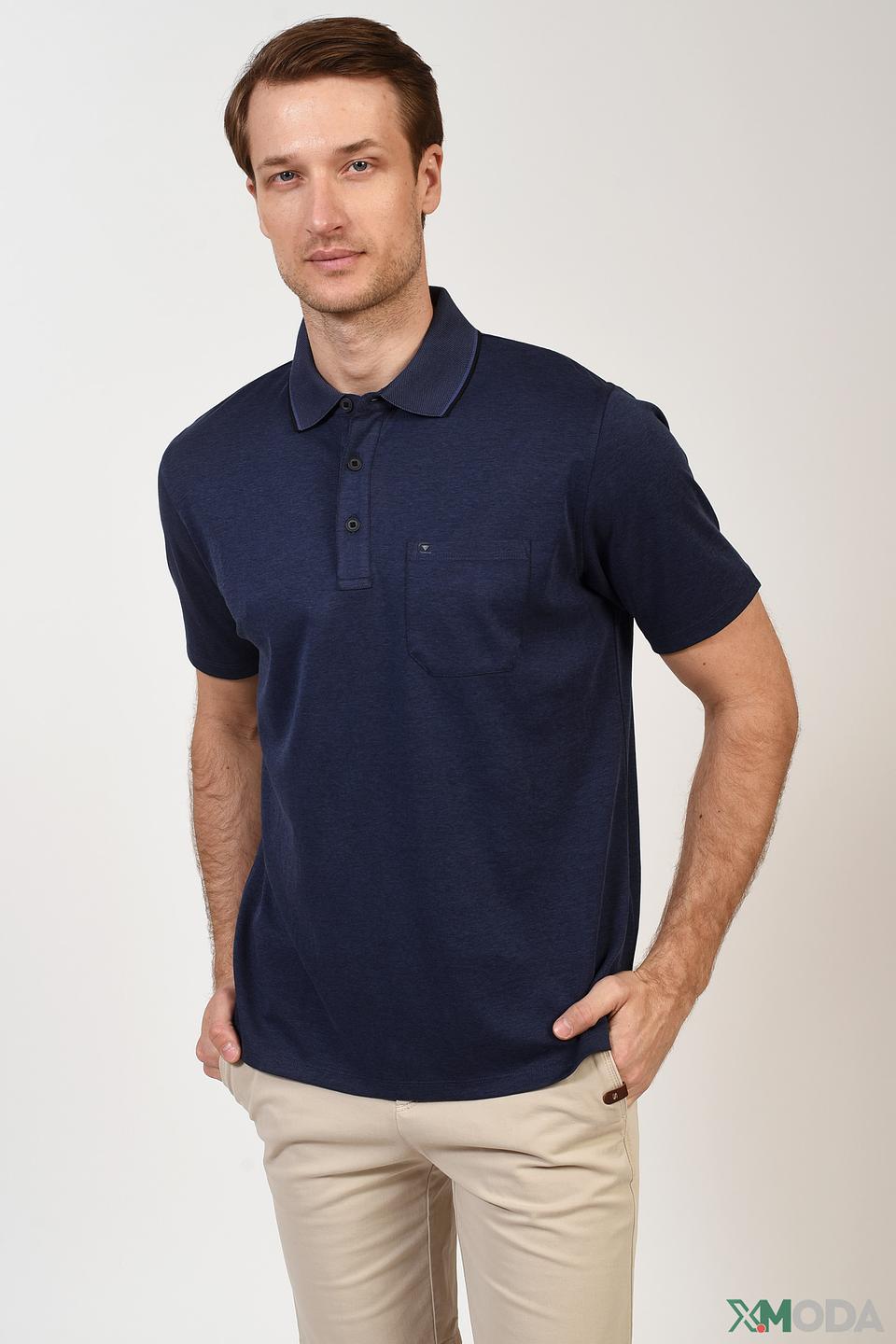 Поло Casa Moda men темно-синее